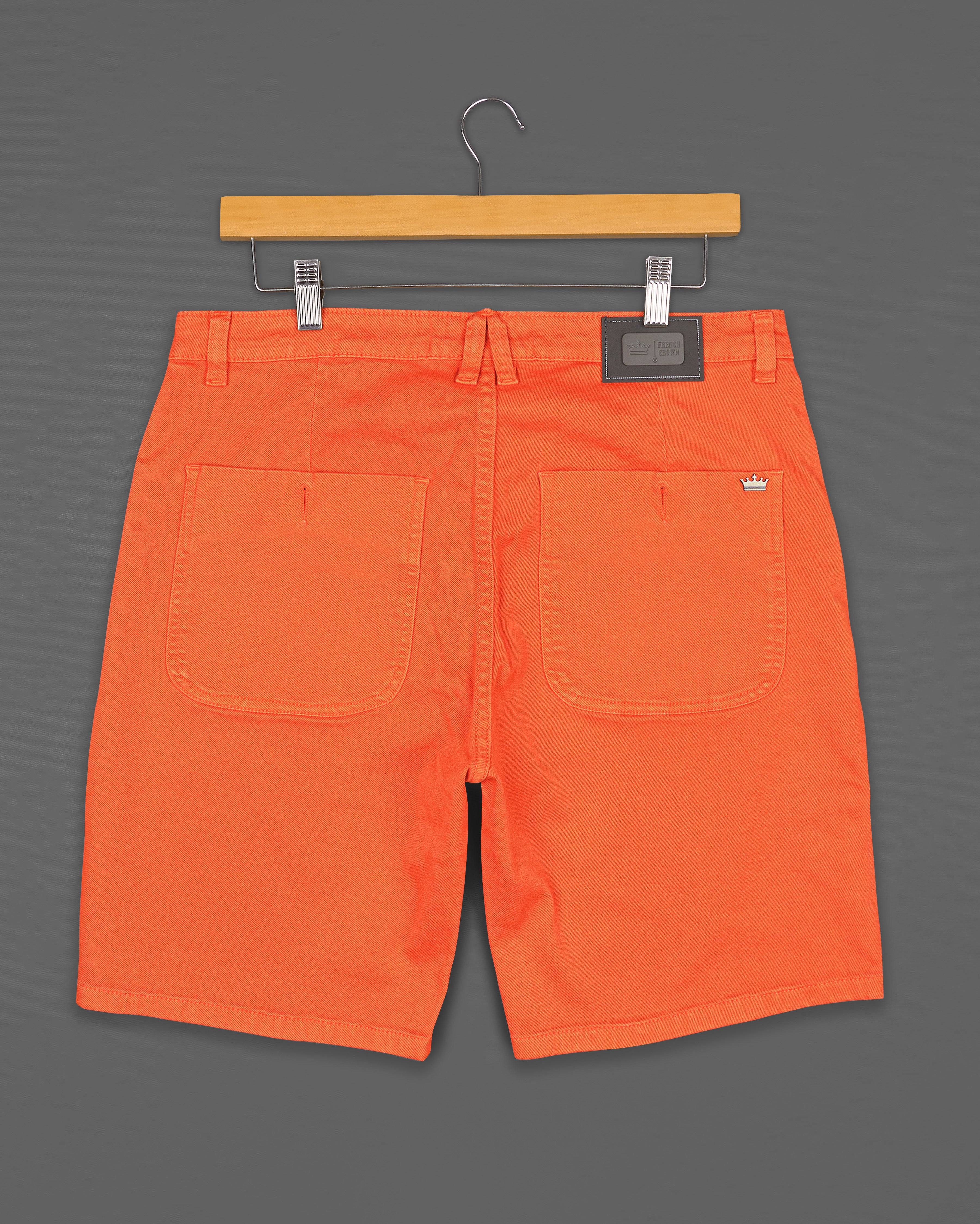Orange Disco Fit Denim Shorts | Denim | PrettyLittleThing USA