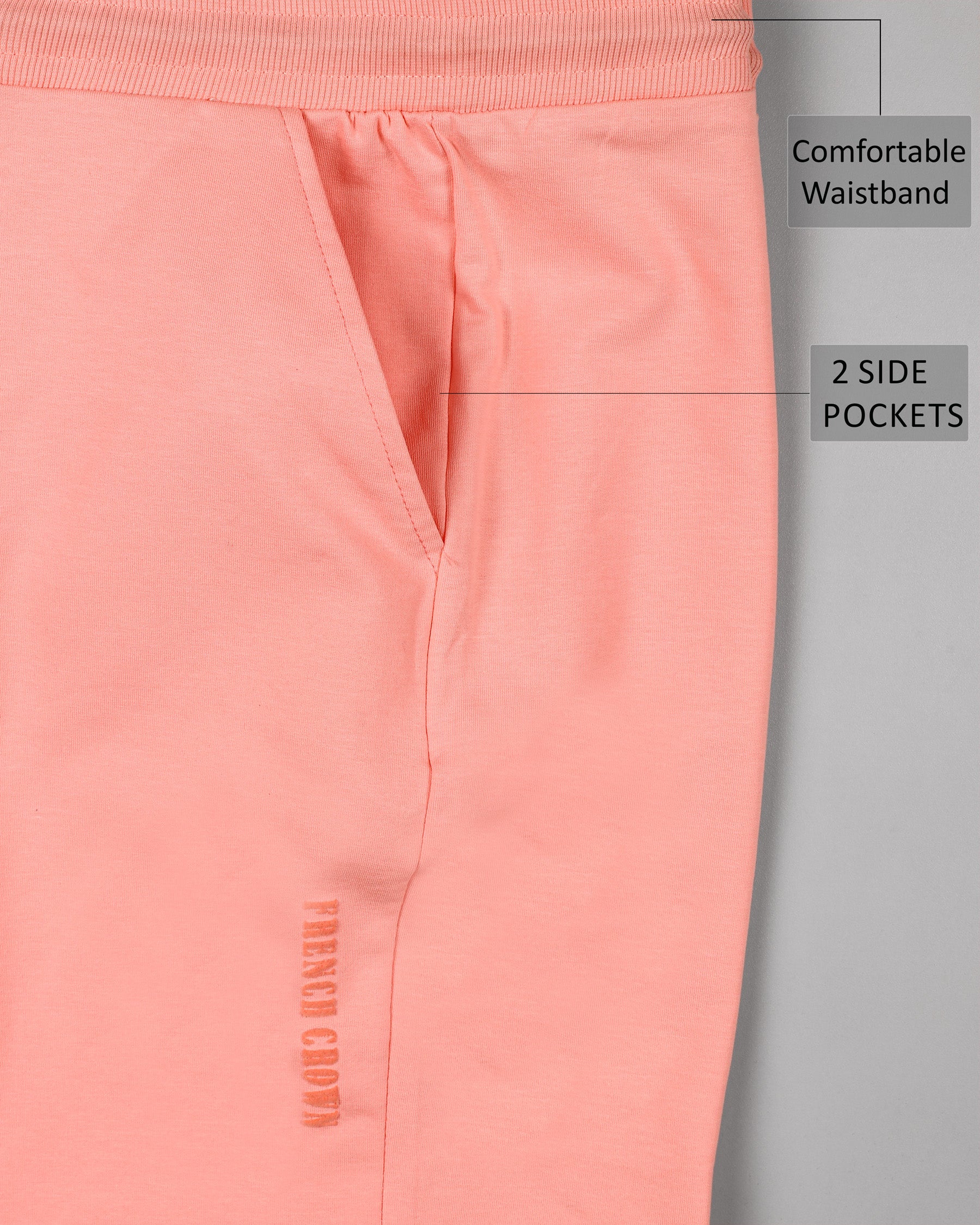 Rose Bud Bright Pink Premium Cotton Swim Shorts SR97-28, SR97-30, SR97-32, SR97-34, SR97-36, SR97-38, SR97-40, SR97-42, SR97-44