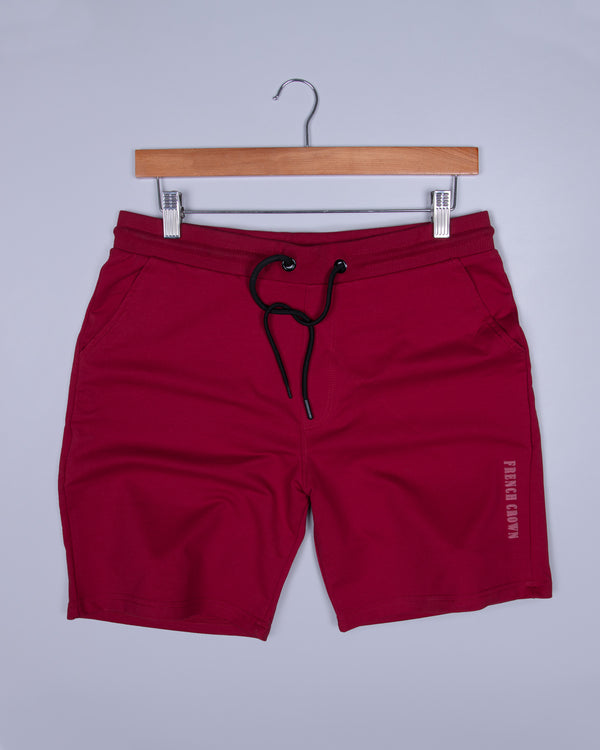 Venetian Red Premium Cotton Swim Shorts
