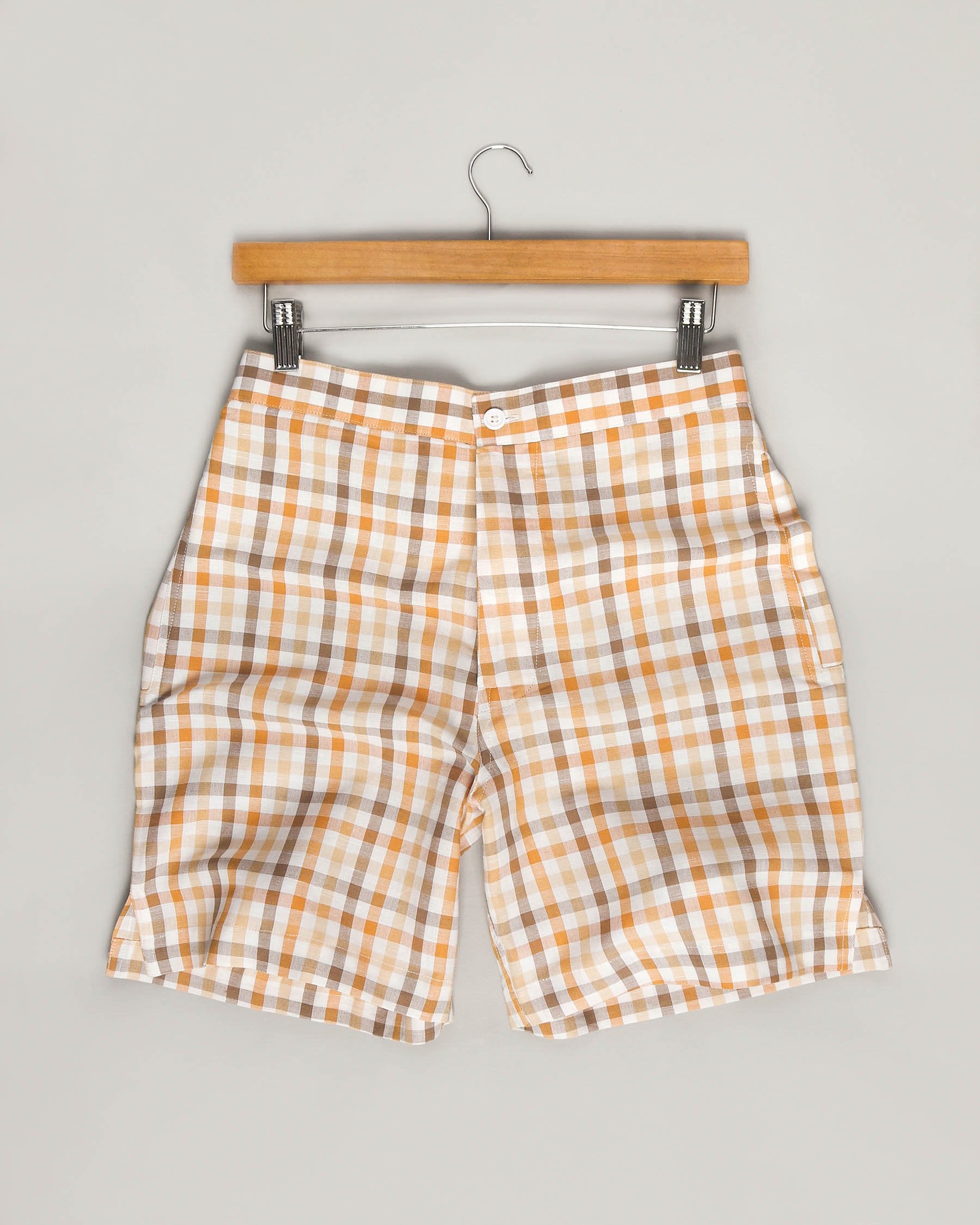 ORANGE PLAID PREMIUM LINEN
Shorts