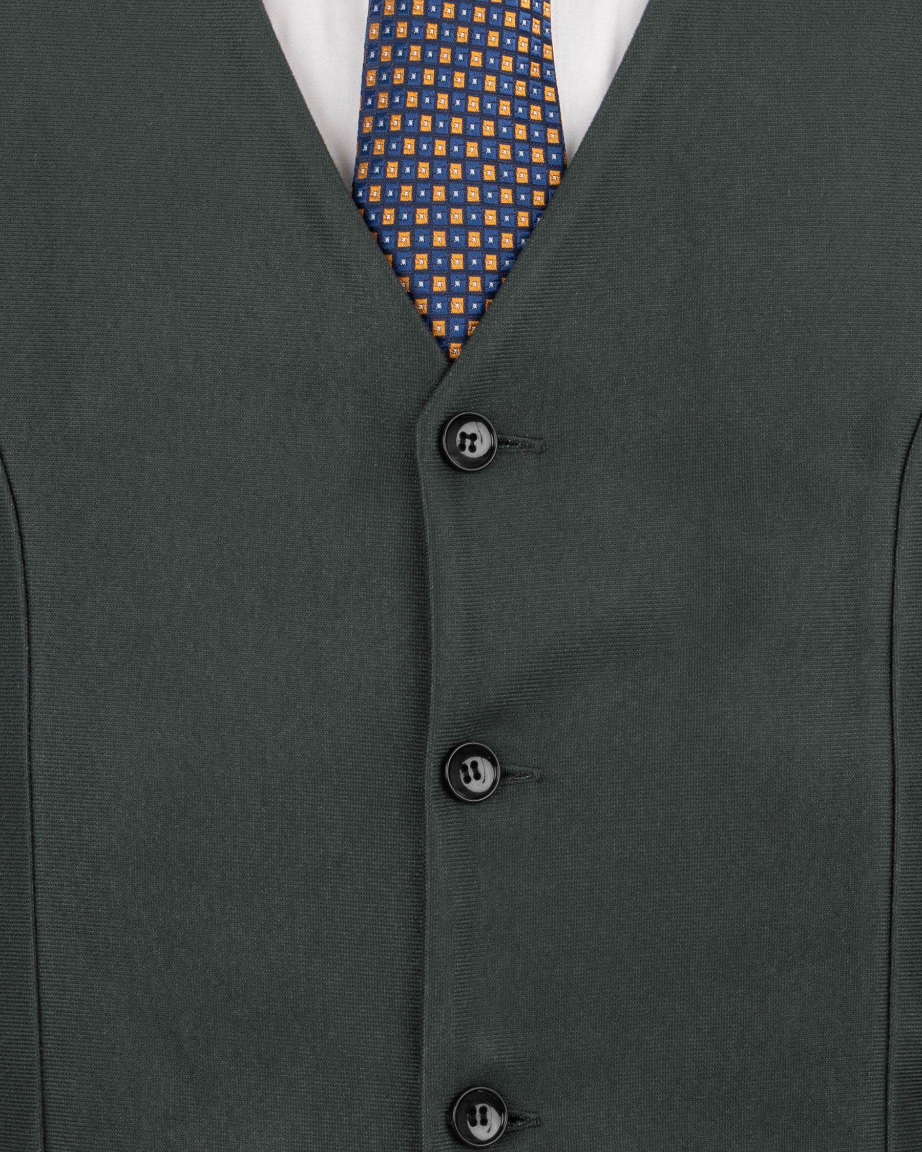 Greyish Green Premium Cotton Suit