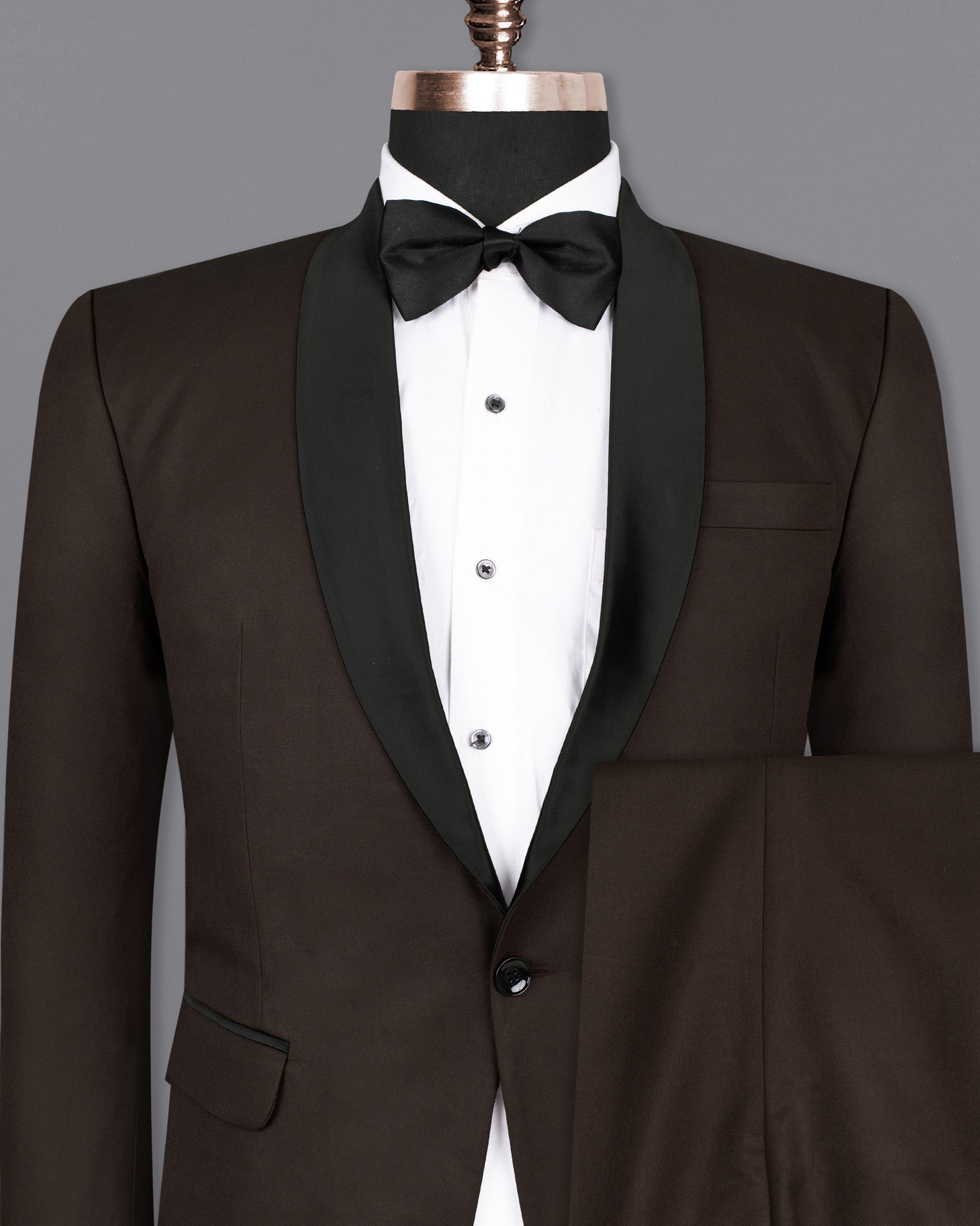 Cocoa Brown Wool Rich Tuxedo Suit ST1346-BKL-36, ST1346-BKL-38, ST1346-BKL-40, ST1346-BKL-42, ST1346-BKL-44, ST1346-BKL-46, ST1346-BKL-48, ST1346-BKL-50, ST1346-BKL-52, ST1346-BKL-54, ST1346-BKL-56, ST1346-BKL-58, ST1346-BKL-60