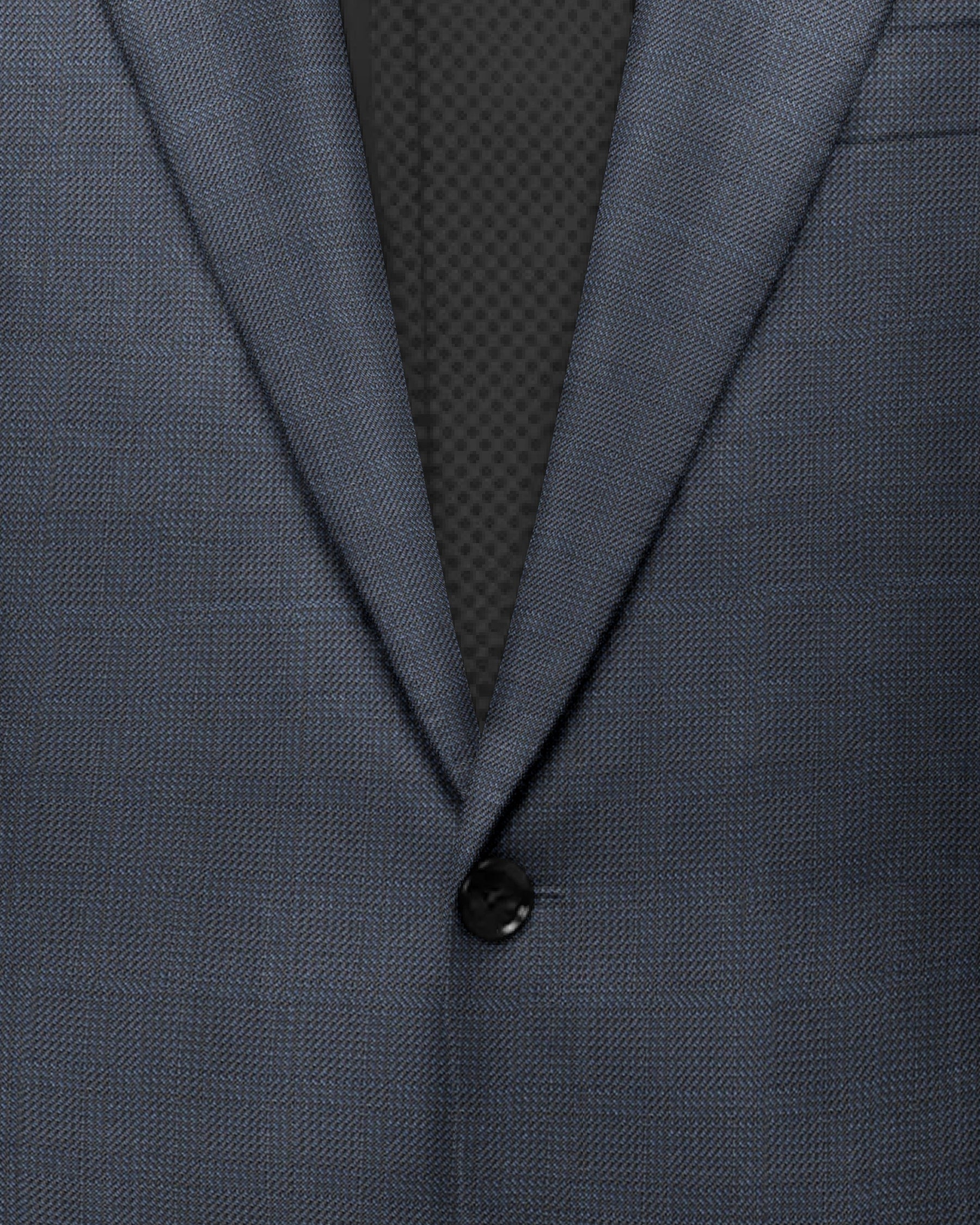Steel Blue Subtle Checked Suit