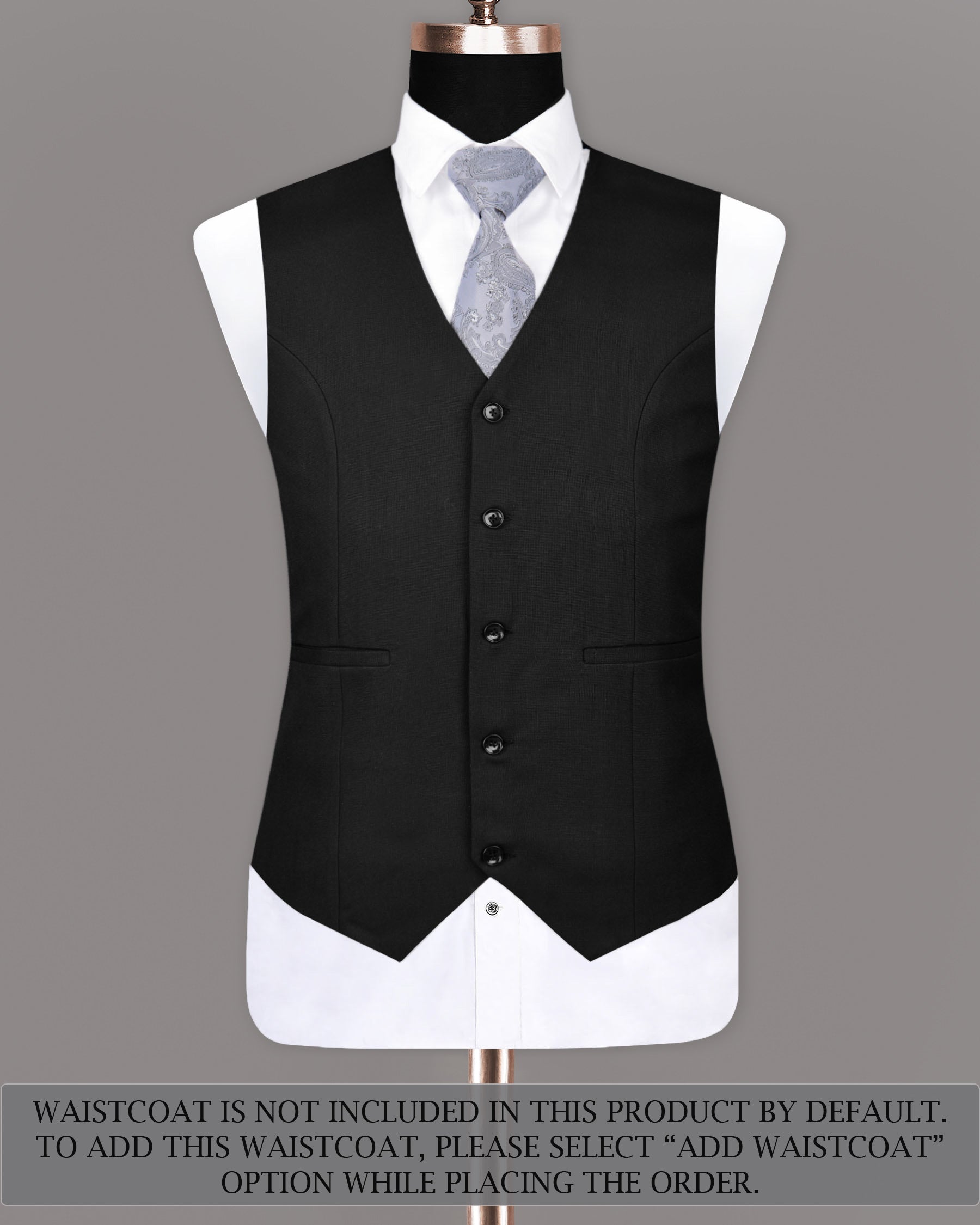 Jade Black Subtle Sheen Wool Rich Double Breasted Suit