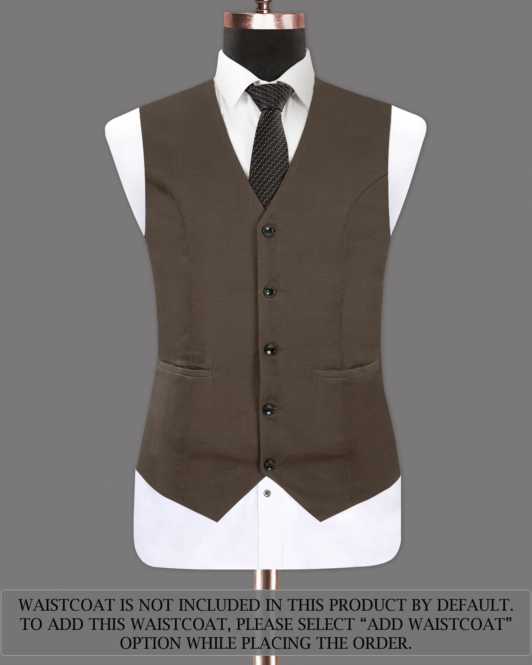 Emperor Brown Premium Cotton Suit