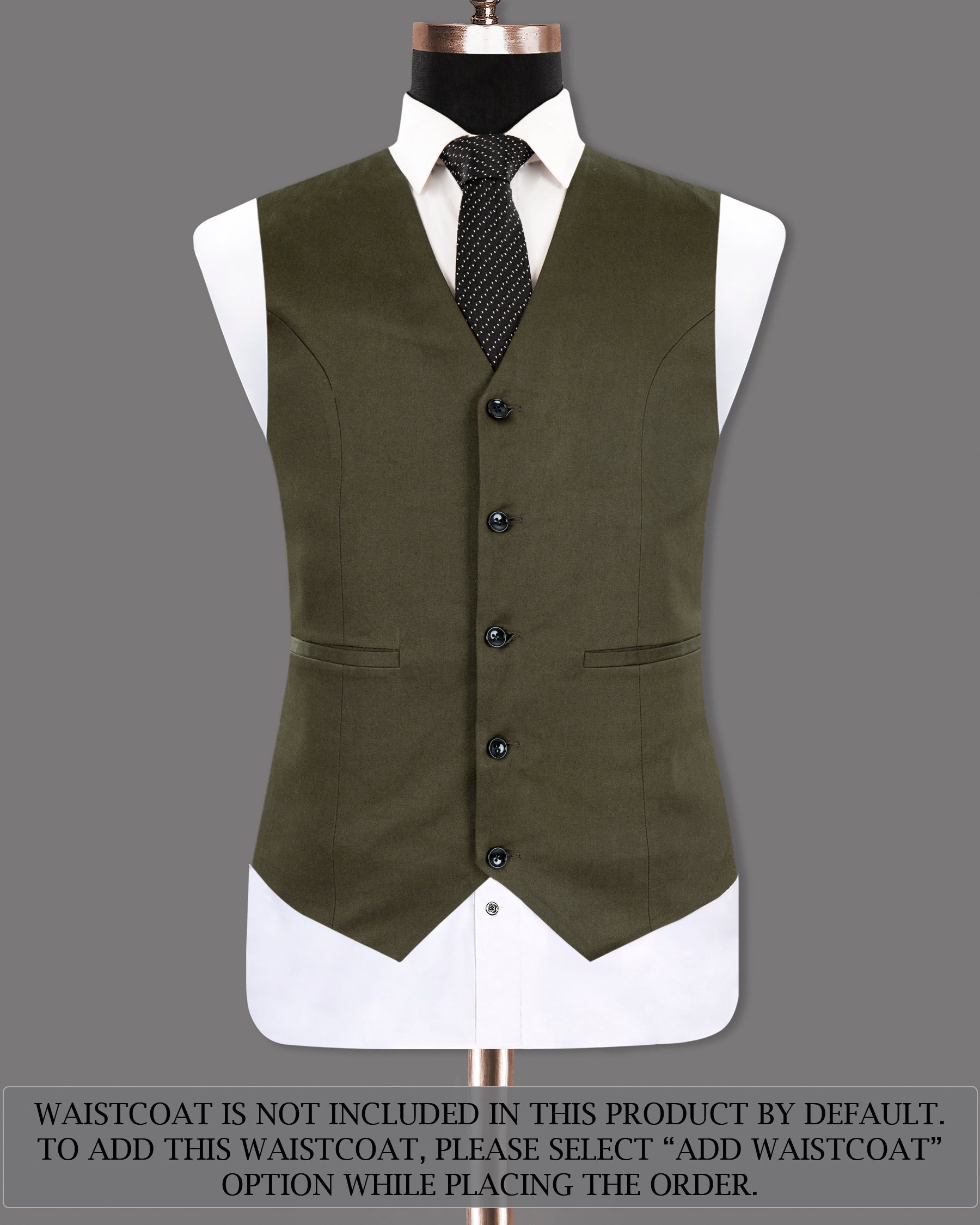 Hemlock Brown Stretchable Premium Cotton Traveler Suit