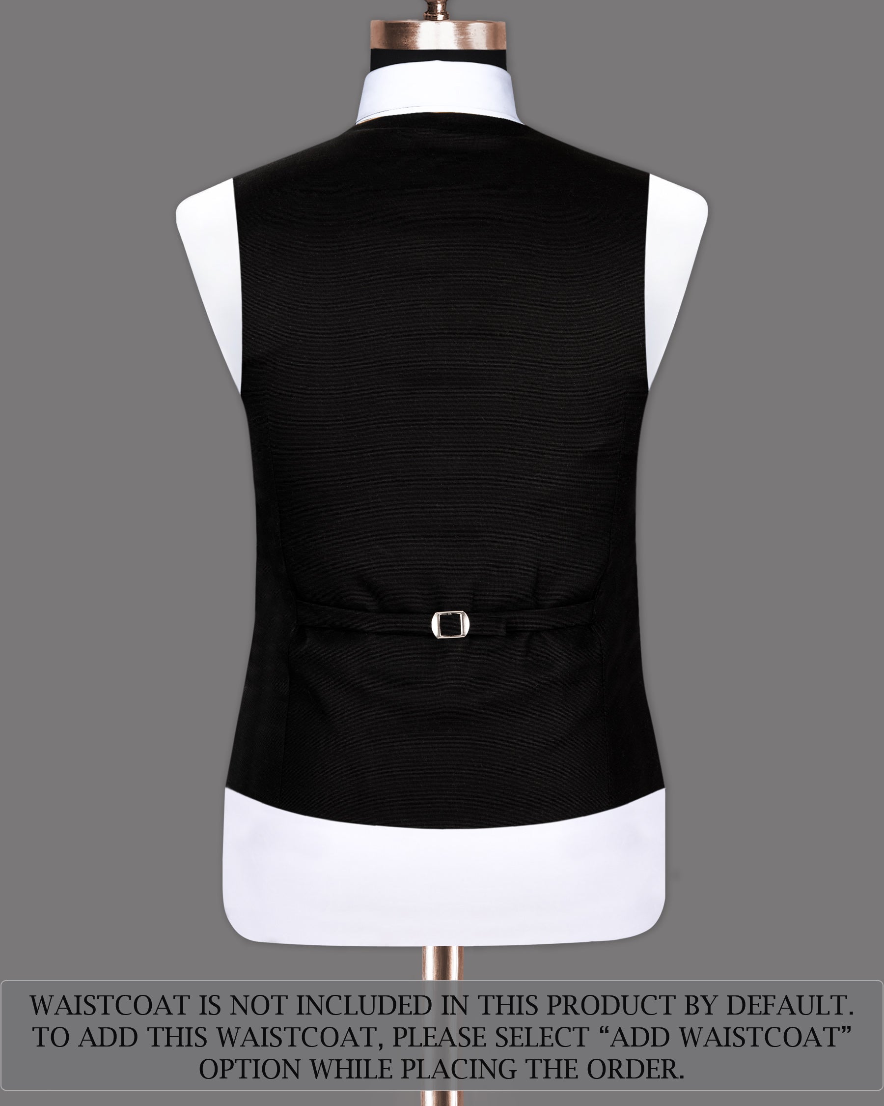 Jade Black Double Breasted Premium Cotton Suit