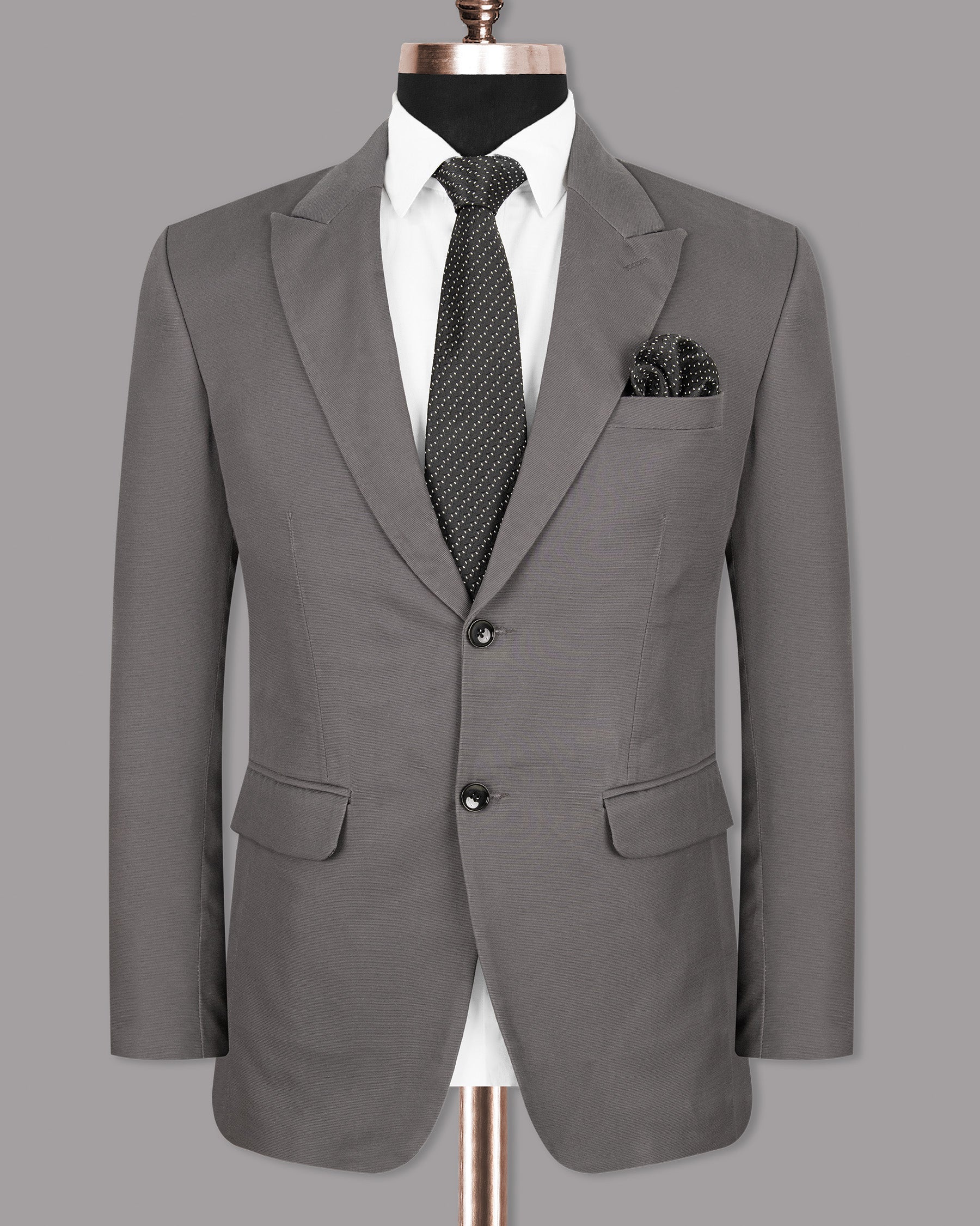 Bright Grey Premium Cotton Suit ST1283-SBP-36, ST1283-SBP-38, ST1283-SBP-40, ST1283-SBP-42, ST1283-SBP-44, ST1283-SBP-46, ST1283-SBP-52, ST1283-SBP-54, ST1283-SBP-48, ST1283-SBP-50, ST1283-SBP-56, ST1283-SBP-58, ST1283-SBP-60
