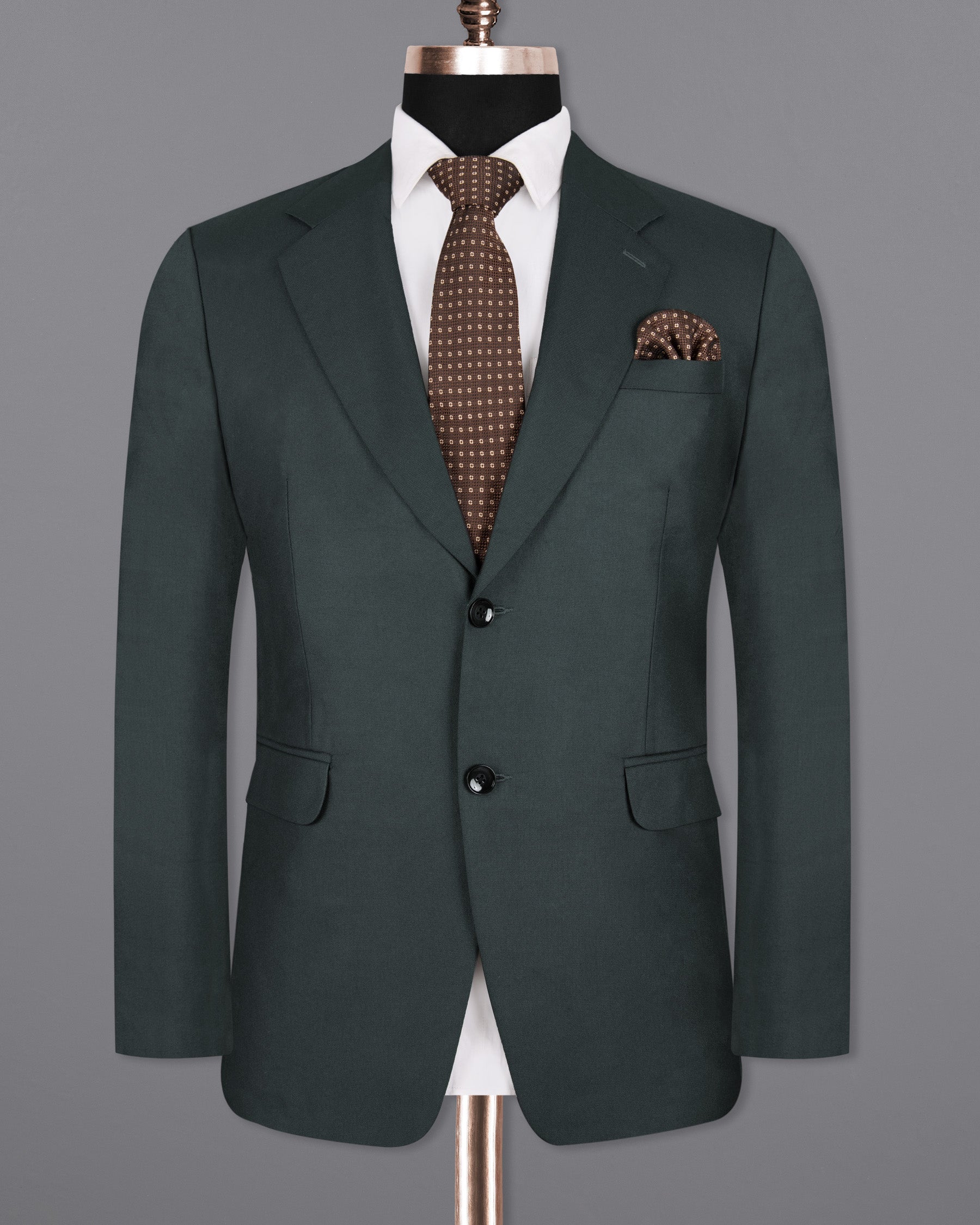 Charade Green Wool Rich Suit ST1310-SB-36, ST1310-SB-38, ST1310-SB-40, ST1310-SB-42, ST1310-SB-44, ST1310-SB-46, ST1310-SB-48, ST1310-SB-50, ST1310-SB-52, ST1310-SB-54, ST1310-SB-56, ST1310-SB-58, ST1310-SB-60