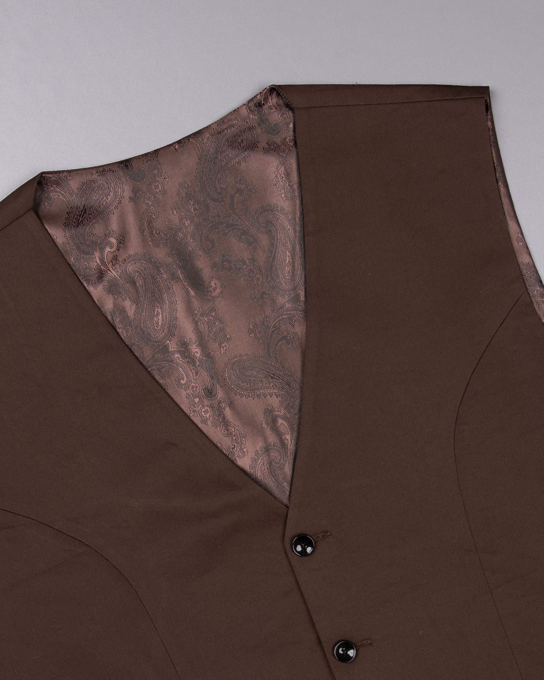 Paco Brown Premium Cotton Suit