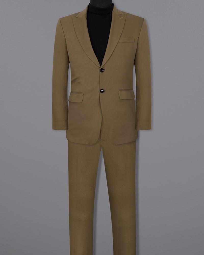 Brown Premium Cotton Suit