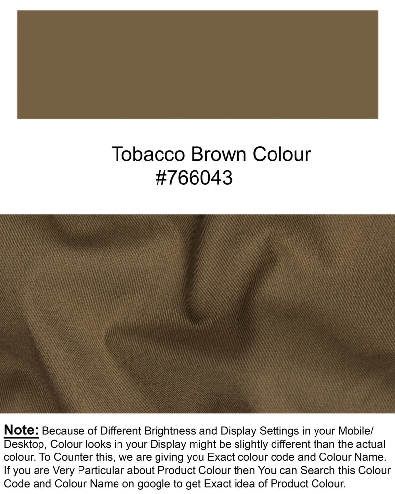 Tobacco Brown Premium Cotton Suit ST1332-SBP-36, ST1332-SBP-38, ST1332-SBP-40, ST1332-SBP-42, ST1332-SBP-44, ST1332-SBP-46, ST1332-SBP-48, ST1332-SBP-50, ST1332-SBP-52, ST1332-SBP-54, ST1332-SBP-56, ST1332-SBP-58, ST1332-SBP-60