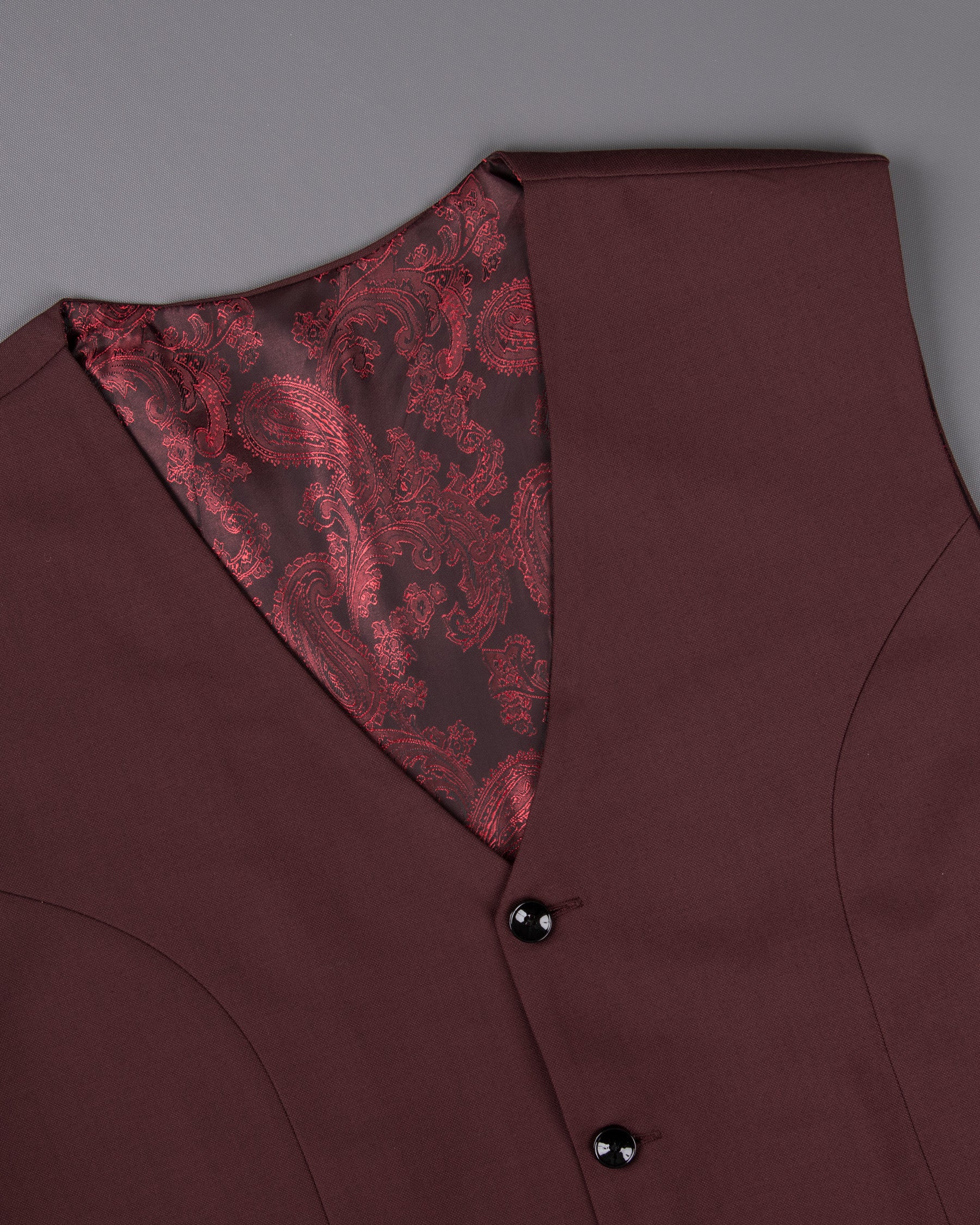 Tamarind Wool Rich Tuxedo Suit
