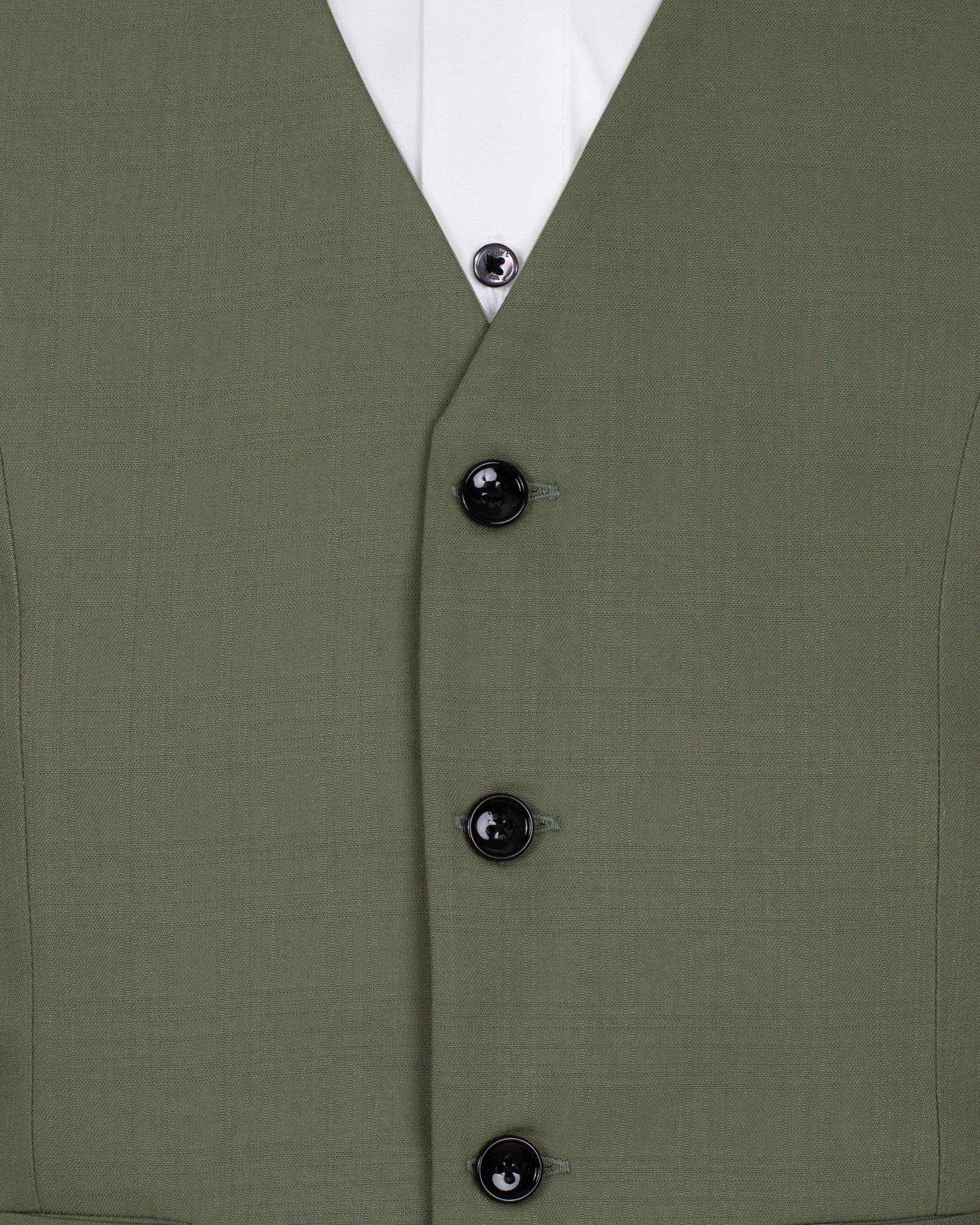 Finch Green Wool Rich Tuxedo Suit