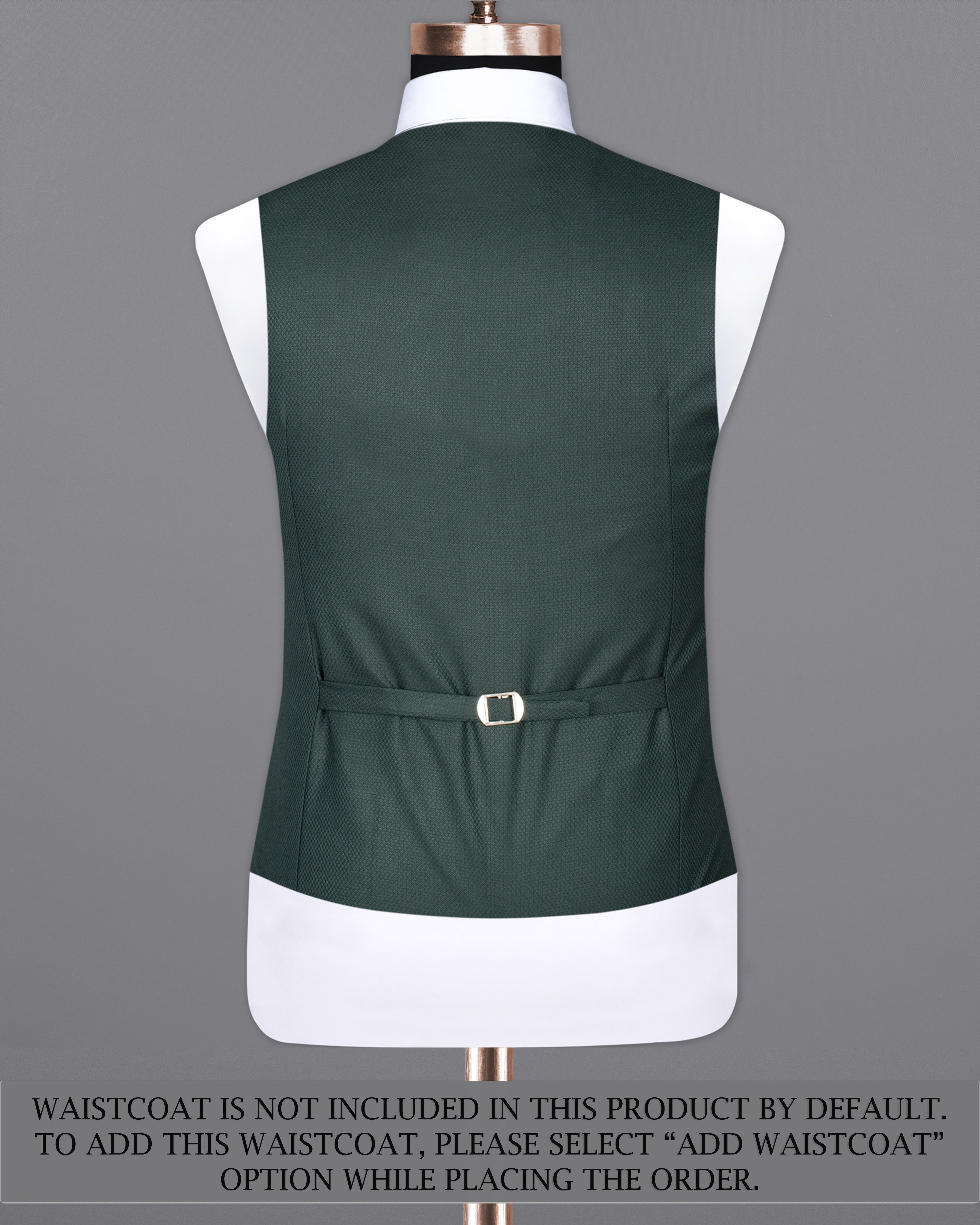 Firefly Green Double-Breasted Wool Rich suit