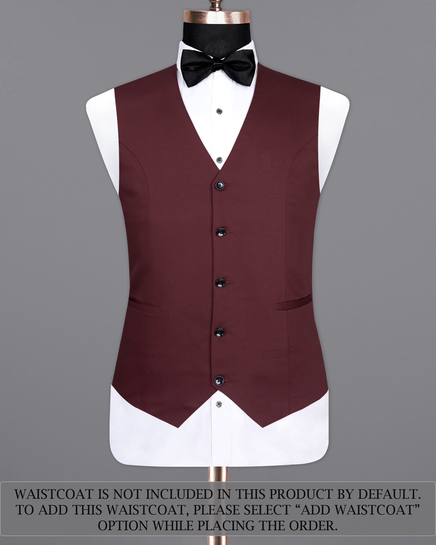 Heath Red Wool Rich Tuxedo Suit