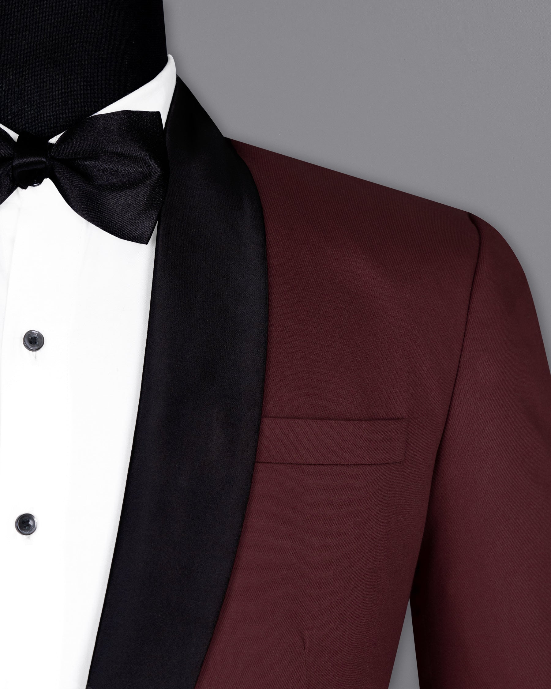 Heath Red Wool Rich Tuxedo Suit