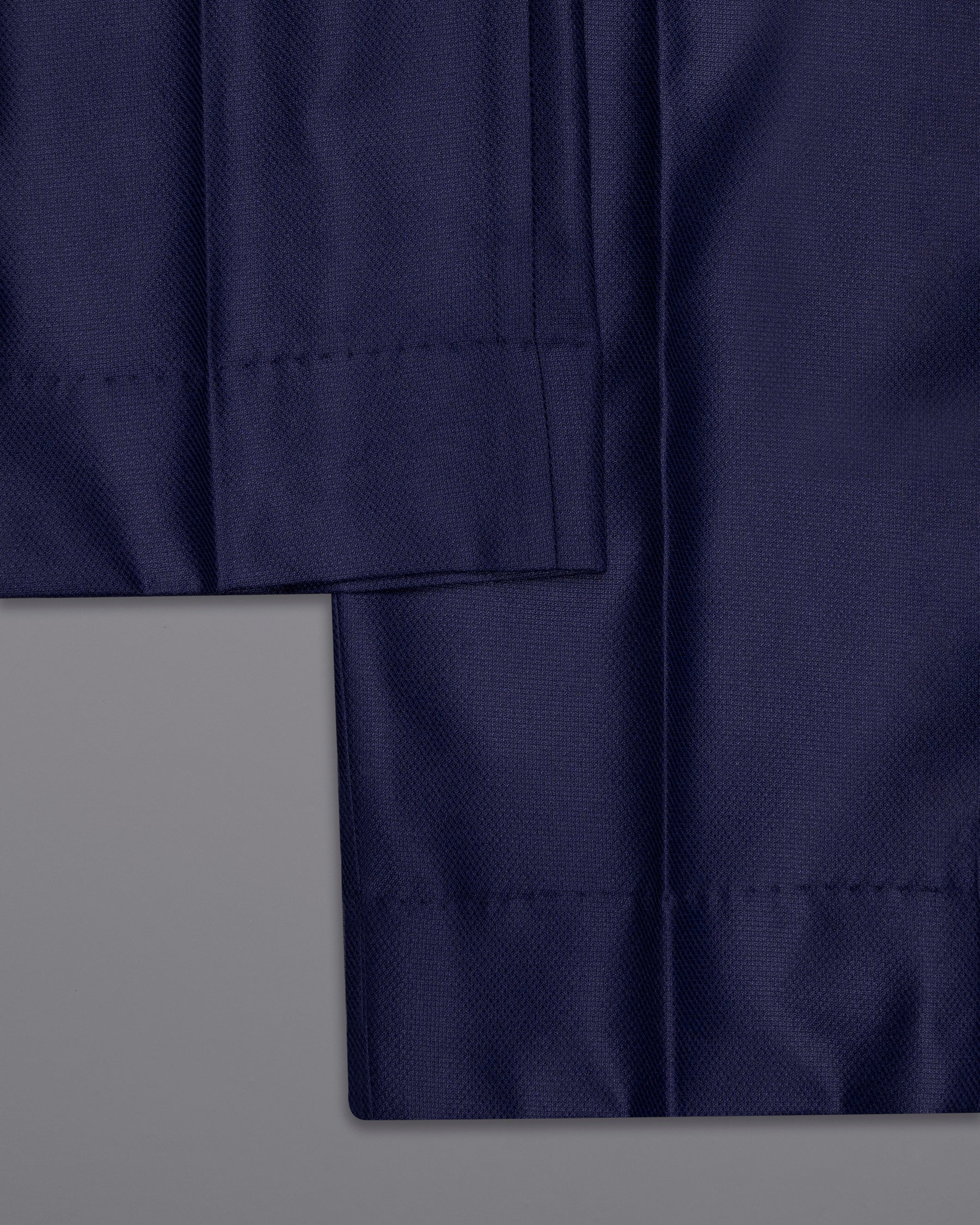Royal Blue Wool Rich Double Breasted Suit