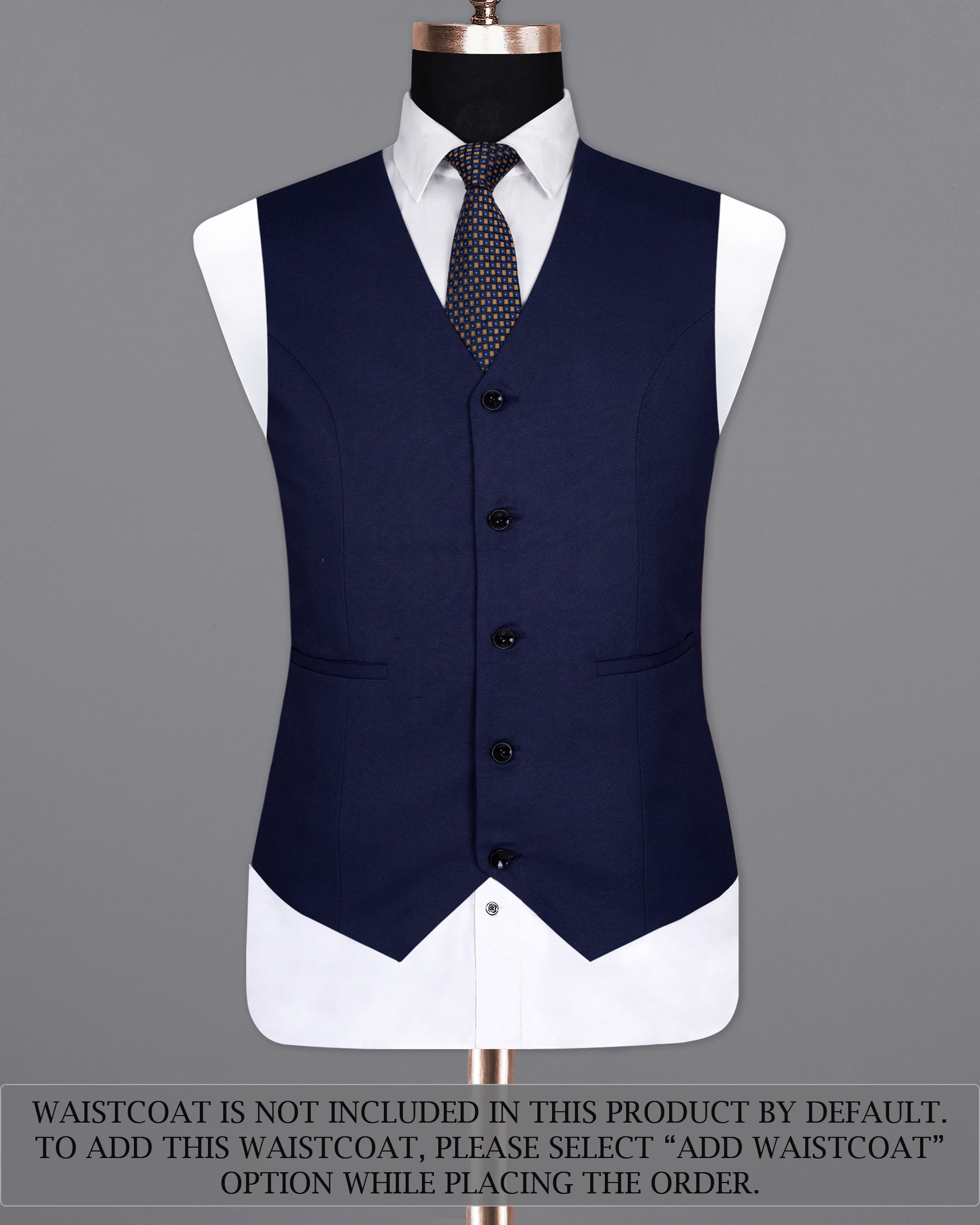 Royal Blue Wool Rich Double Breasted Suit
