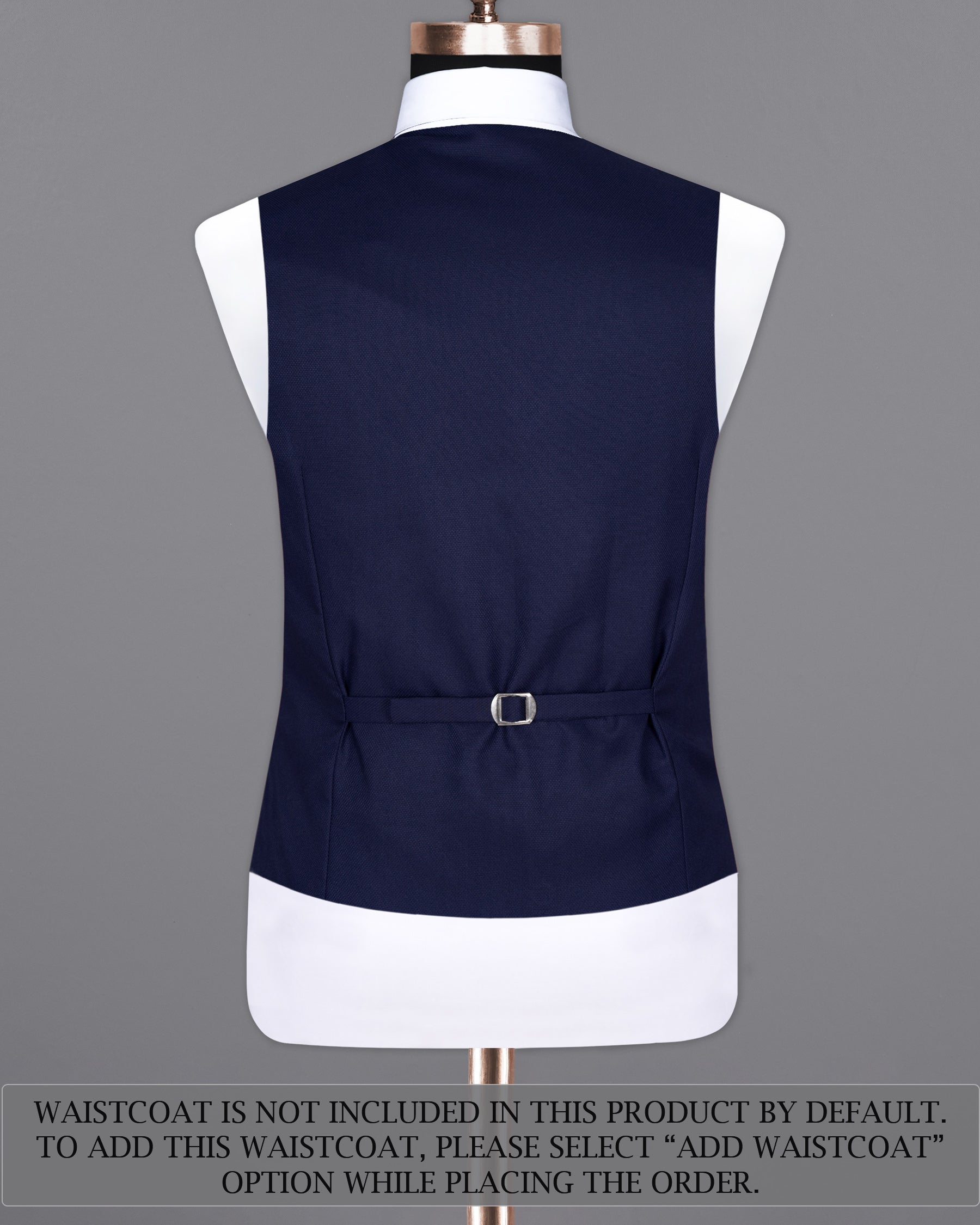 Royal Blue Wool Rich Double Breasted Suit