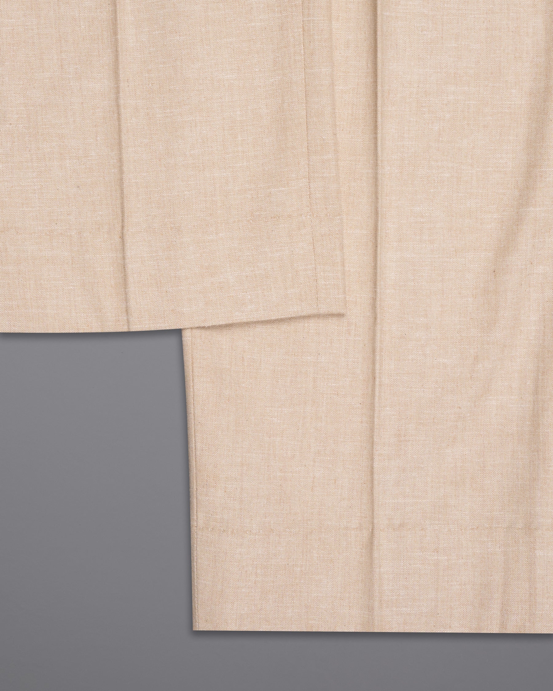 Dust Storm Cross Placket Bandhgala luxurious Linen Suit