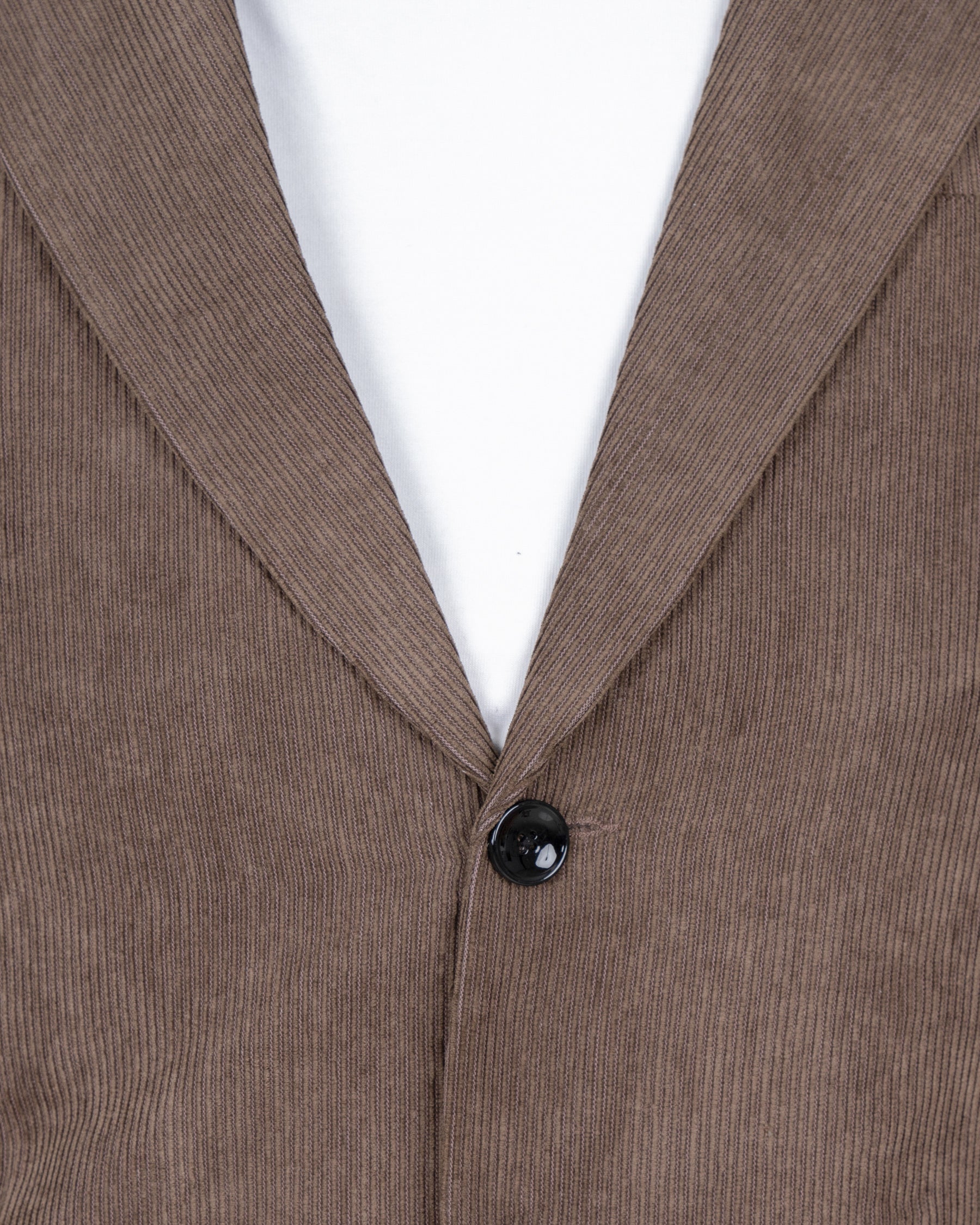 Sandstone Brown Striped Corduroy Premium Cotton Suit