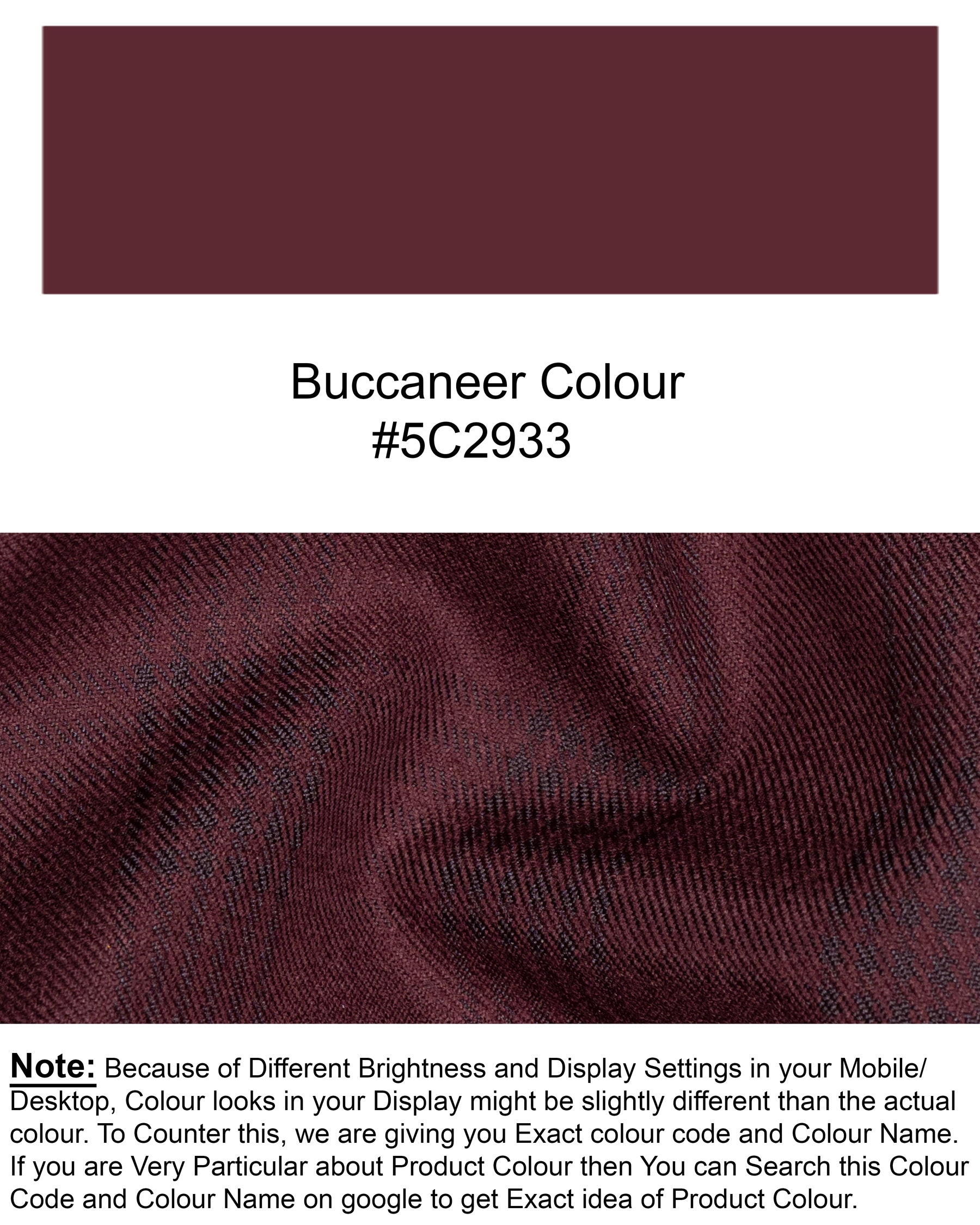 Buccaneer Burgundy Plaid Double Breasted Wool Rich Suit