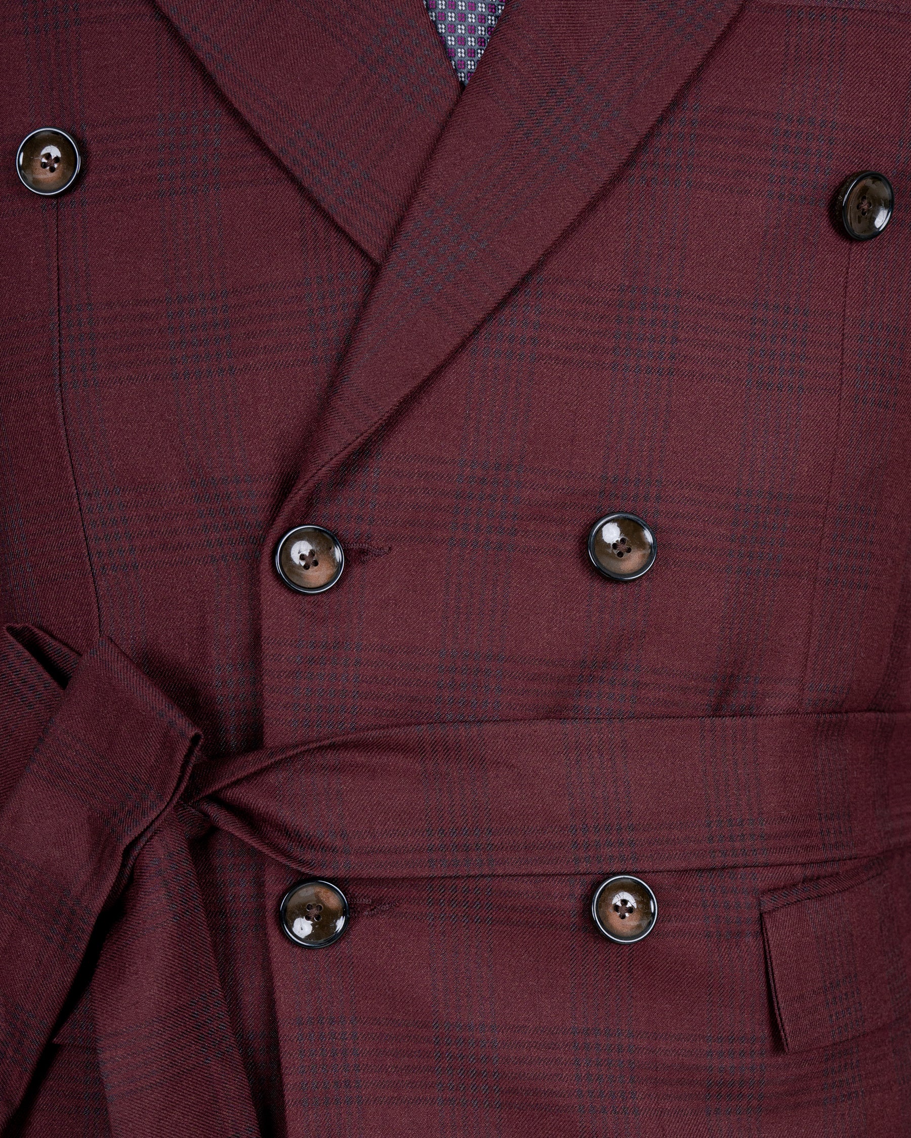 Buccaneer Burgundy Plaid Double Breasted Wool Rich Suit ST1414-DB-D8-36, ST1414-DB-D8-38, ST1414-DB-D8-40, ST1414-DB-D8-42, ST1414-DB-D8-44, ST1414-DB-D8-46, ST1414-DB-D8-48, ST1414-DB-D8-50, ST1414-DB-D8-52, ST1414-DB-D8-54, ST1414-DB-D8-56, ST1414-DB-D8-58, ST1414-DB-D8-60