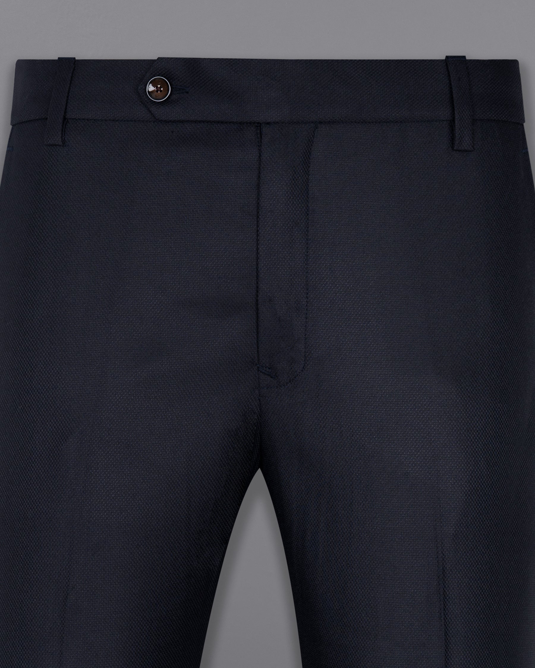 Dark Blue Wool Rich Double Breasted Suit