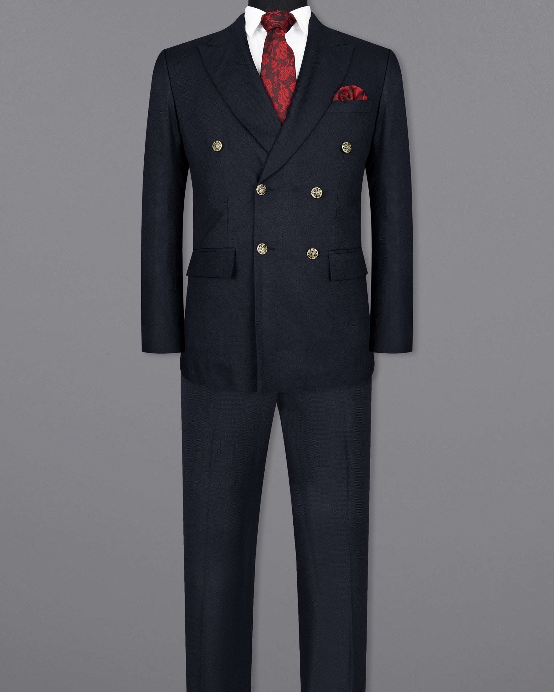 Dark Blue Wool Rich Double Breasted Suit ST1416-DB-GB-36, ST1416-DB-GB-38, ST1416-DB-GB-40, ST1416-DB-GB-42, ST1416-DB-GB-44, ST1416-DB-GB-46, ST1416-DB-GB-48, ST1416-DB-GB-50, ST1416-DB-GB-52, ST1416-DB-GB-54, ST1416-DB-GB-56, ST1416-DB-GB-58, ST1416-DB-GB-60