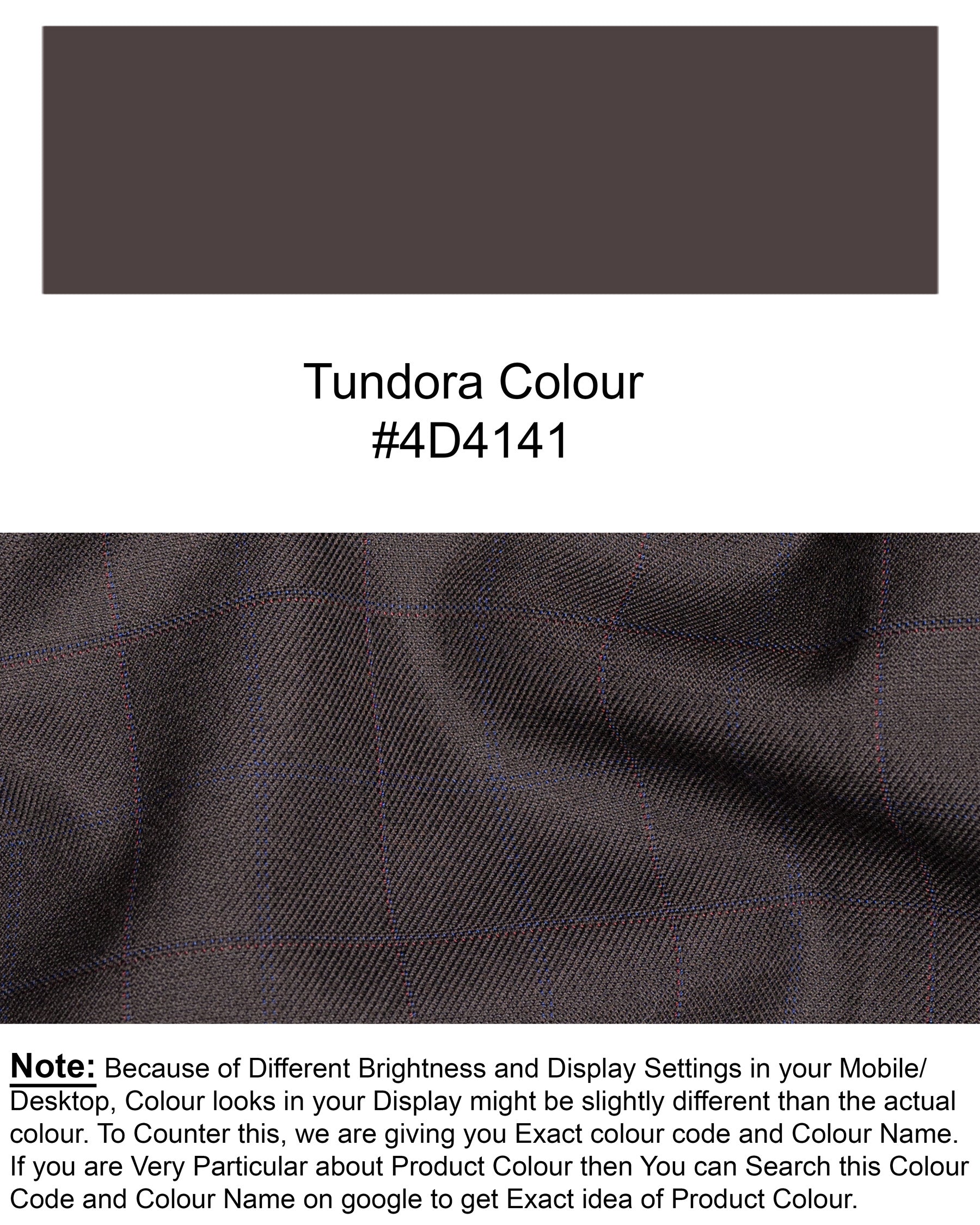 Tundora Brown Subtle Windowpane Double Breasted Wool Rich Suit ST1421-DB-GB-36, ST1421-DB-GB-38, ST1421-DB-GB-40, ST1421-DB-GB-42, ST1421-DB-GB-44, ST1421-DB-GB-46, ST1421-DB-GB-48, ST1421-DB-GB-50, ST1421-DB-GB-52, ST1421-DB-GB-54, ST1421-DB-GB-56, ST1421-DB-GB-58, ST1421-DB-GB-60