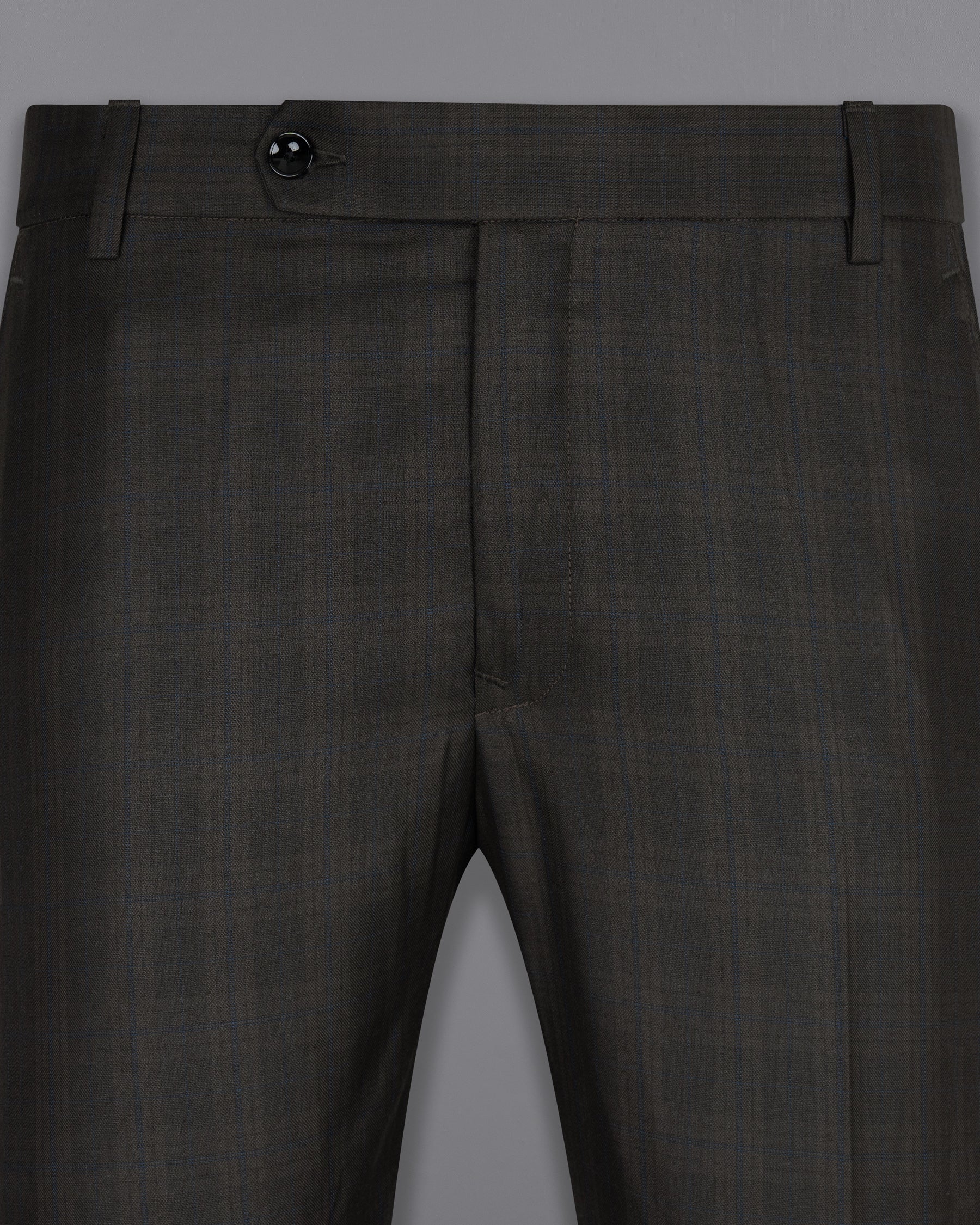 Thunder brown Plaid Cross Buttoned Bandhgala Wool Rich Suit ST1424-CBG-36, ST1424-CBG-38, ST1424-CBG-40, ST1424-CBG-42, ST1424-CBG-44, ST1424-CBG-46, ST1424-CBG-48, ST1424-CBG-50, ST1424-CBG-52, ST1424-CBG-54, ST1424-CBG-56, ST1424-CBG-58, ST1424-CBG-60