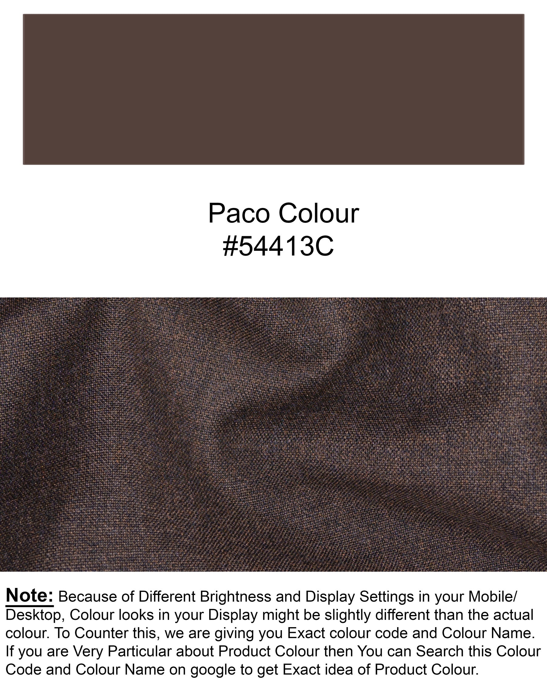 Paco Brown Woolrich Suit