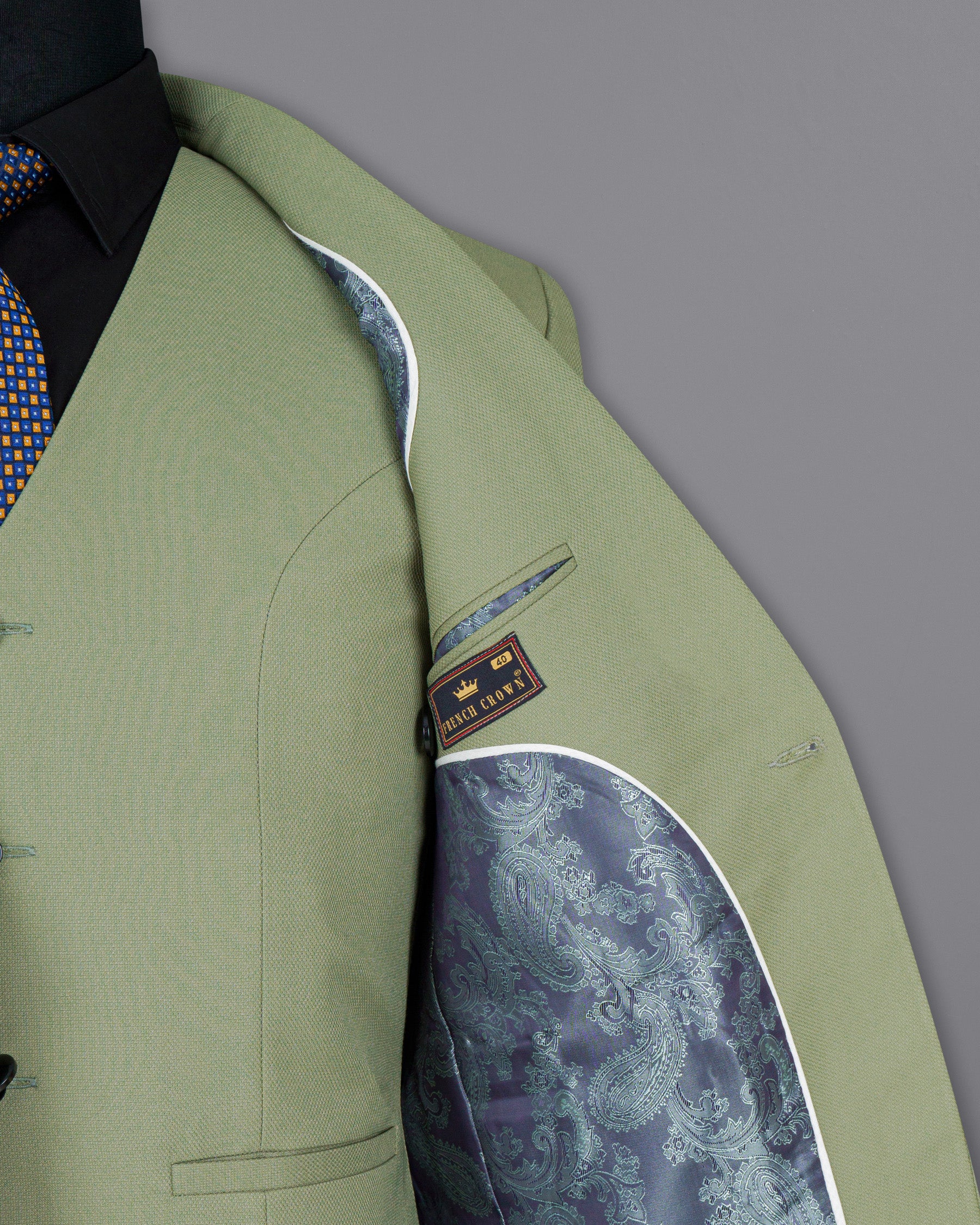 Schist Green Woolrich Suit ST1438-D24-36,ST1438-D24-38,ST1438-D24-40,ST1438-D24-42,ST1438-D24-44,ST1438-D24-46,ST1438-D24-48,ST1438-D24-50,ST1438-D24-52,ST1438-D24-54,ST1438-D24-56,ST1438-D24-58,ST1438-D24-60