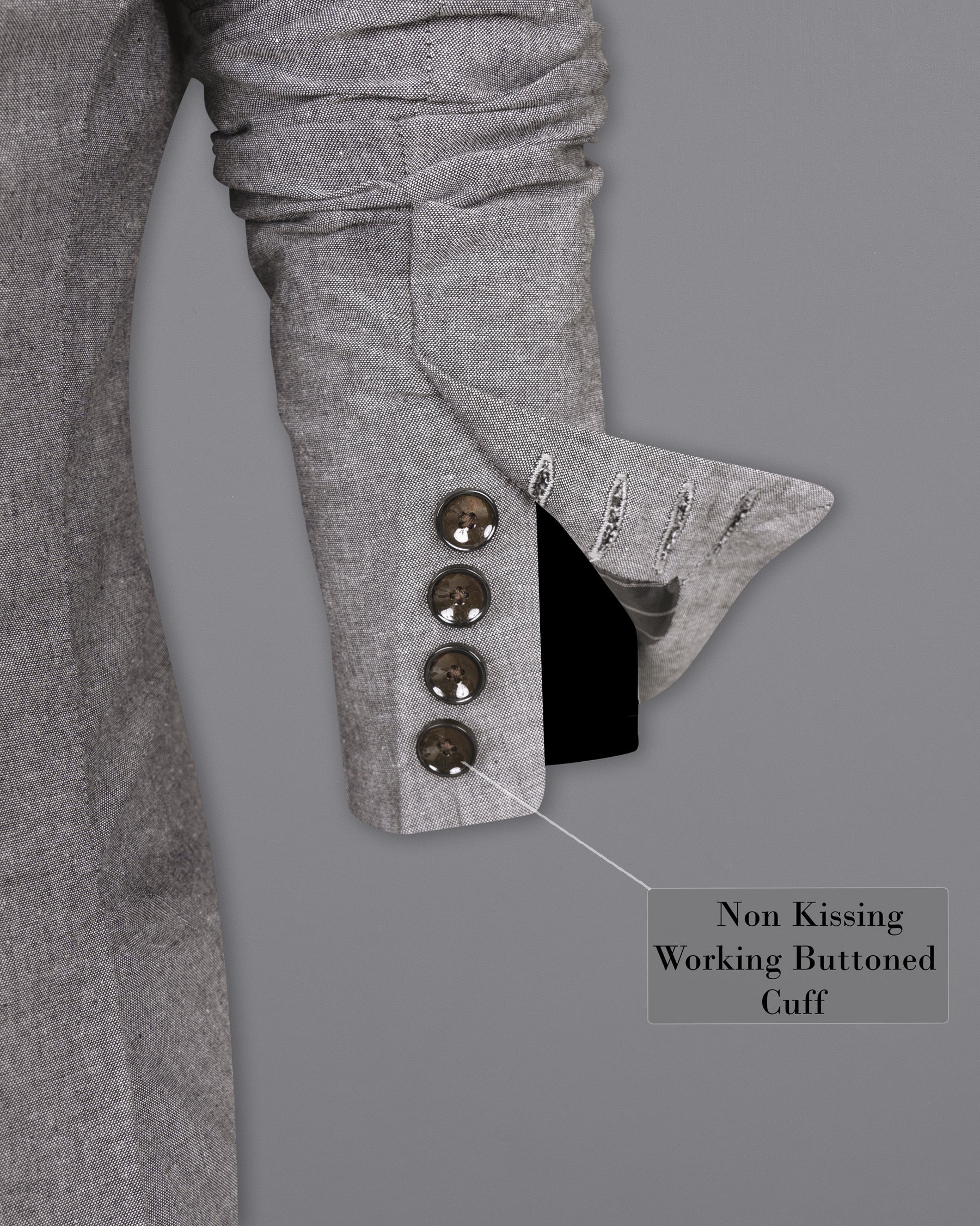 Mountain Mist Grey DouSTe Breasted Luxurious Linen Suit ST1457-DB-36,ST1457-DB-38,ST1457-DB-40,ST1457-DB-42,ST1457-DB-44,ST1457-DB-46,ST1457-DB-48,ST1457-DB-50,ST1457-DB-52,ST1457-DB-54,ST1457-DB-56,ST1457-DB-58,ST1457-DB-60