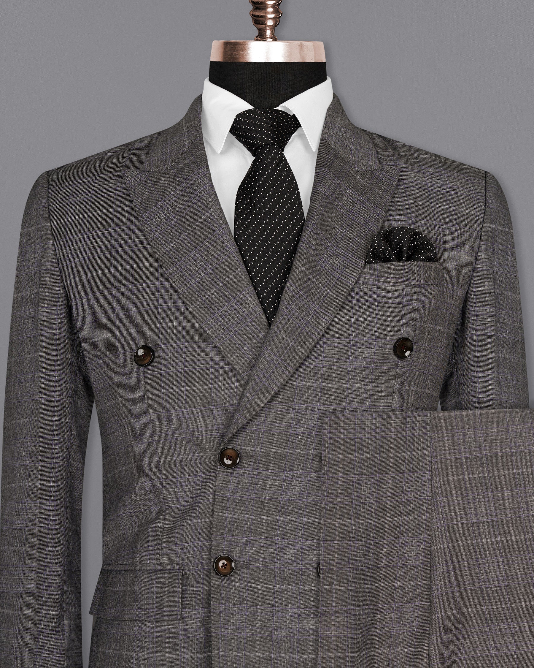 Chicago Grey Windowpane Woolrich DouSTe Breasted Suit ST1480-D22-36,ST1480-DB-38,ST1480-DB-40,ST1480-DB-42,ST1480-DB-44,ST1480-DB-46,ST1480-DB-48,ST1480-DB-50,ST1480-DB-52,ST1480-DB-54,ST1480-DB-56,ST1480-DB-58,ST1480-DB-60