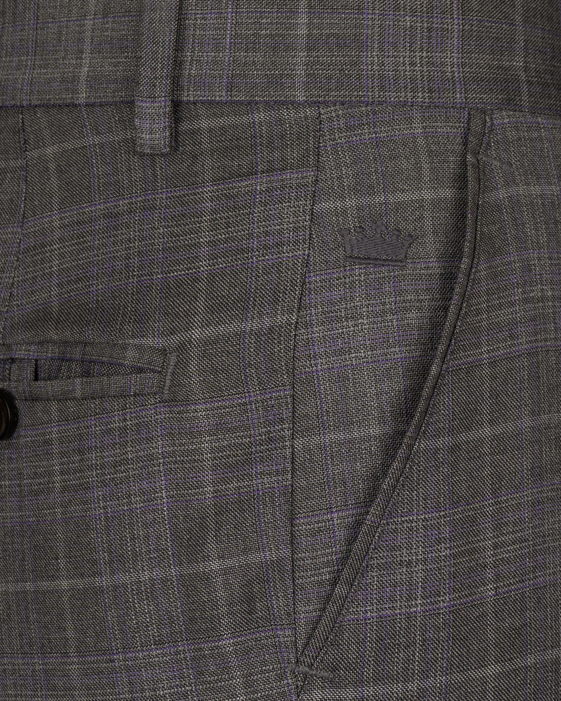 Chicago Grey Windowpane Woolrich DouSTe Breasted Suit ST1480-D22-36,ST1480-DB-38,ST1480-DB-40,ST1480-DB-42,ST1480-DB-44,ST1480-DB-46,ST1480-DB-48,ST1480-DB-50,ST1480-DB-52,ST1480-DB-54,ST1480-DB-56,ST1480-DB-58,ST1480-DB-60