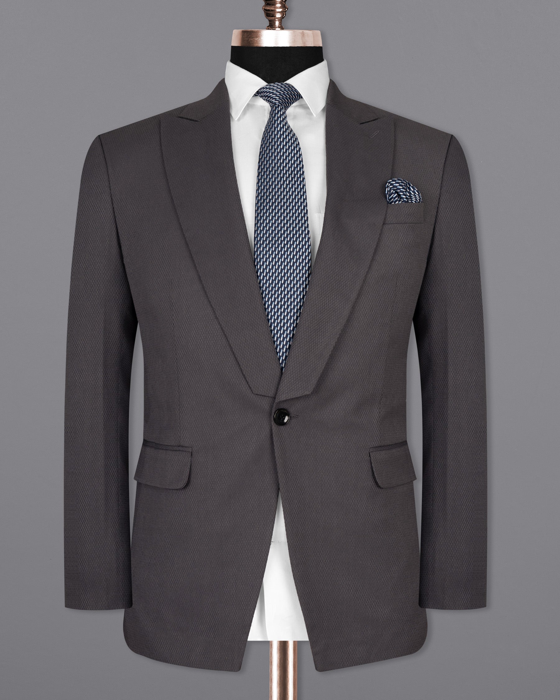 Dune Grey Wool Rich Suit