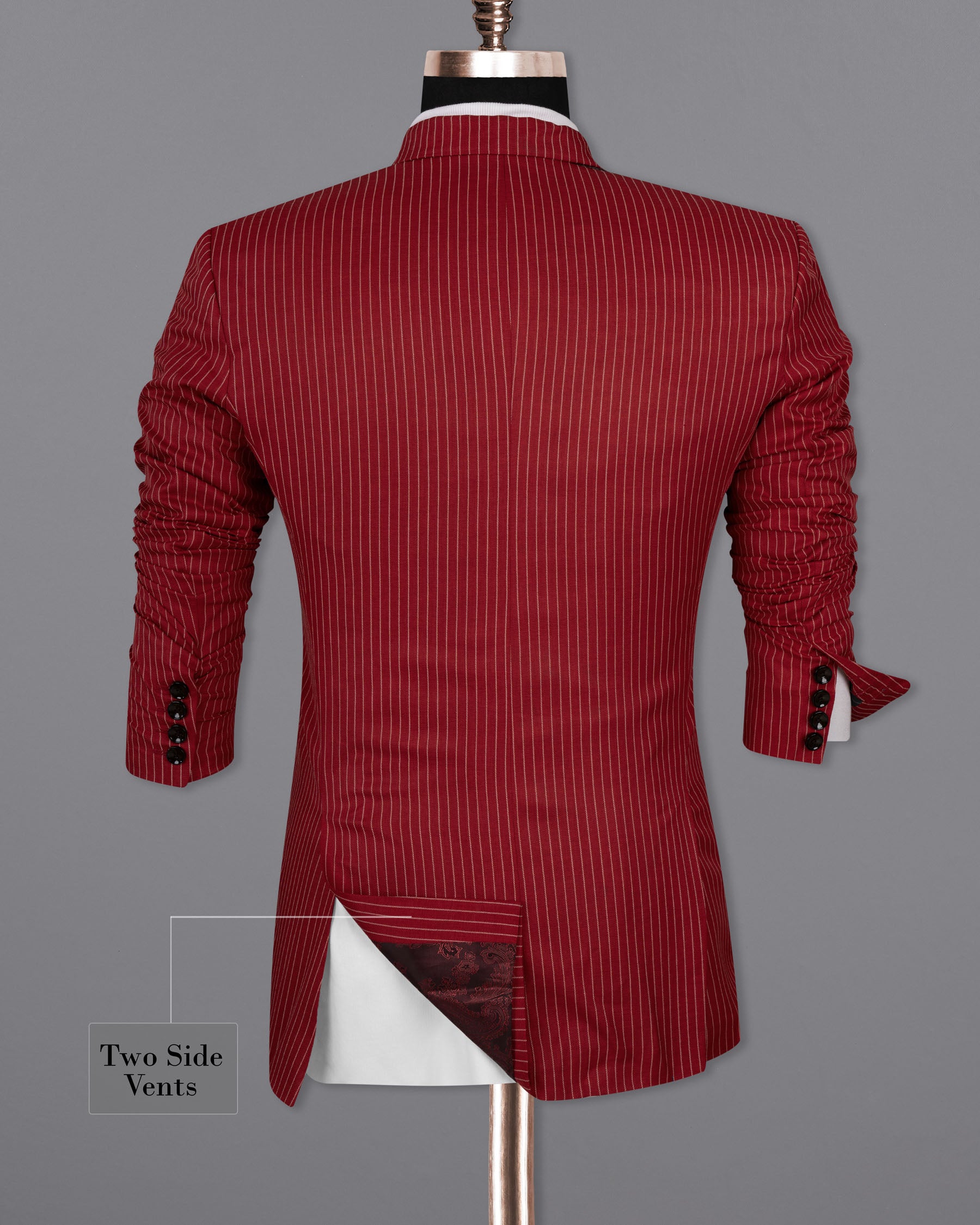 Merlot Red Striped Wool Rich DouSTe-Breasted Sports Suit ST1506-DB-PP-36, ST1506-DB-PP-38, ST1506-DB-PP-40, ST1506-DB-PP-42, ST1506-DB-PP-44, ST1506-DB-PP-46, ST1506-DB-PP-48, ST1506-DB-PP-50, ST1506-DB-PP-52, ST1506-DB-PP-54, ST1506-DB-PP-56, ST1506-DB-PP-58, ST1506-DB-PP-60
