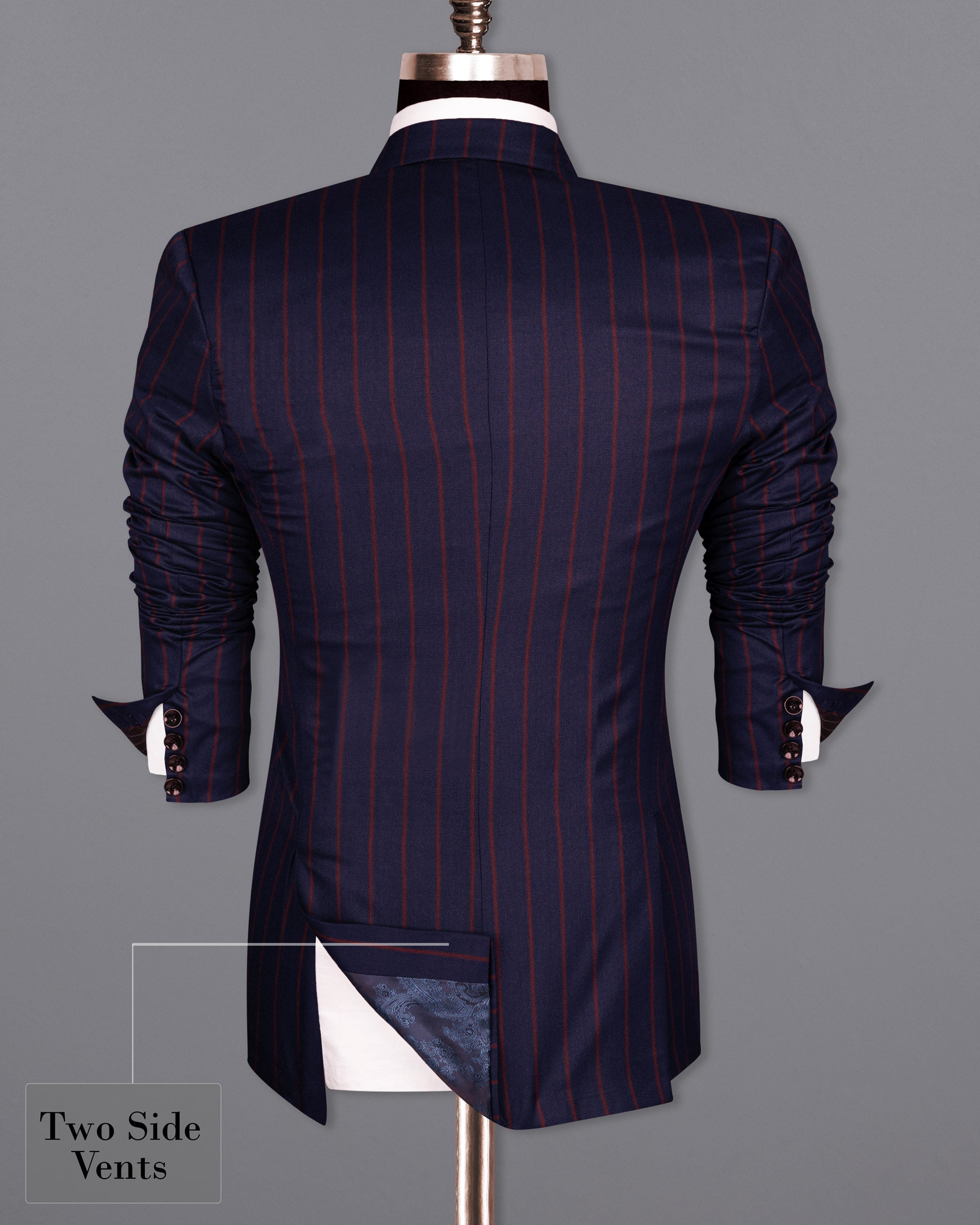 Midnight Express Blue Striped Wool Rich Suit ST1551-SB-36, ST1551-SB-38, ST1551-SB-40, ST1551-SB-42, ST1551-SB-44, ST1551-SB-46, ST1551-SB-48, ST1551-SB-50, ST1551-SB-52, ST1551-SB-54, ST1551-SB-56, ST1551-SB-58, ST1551-SB-60