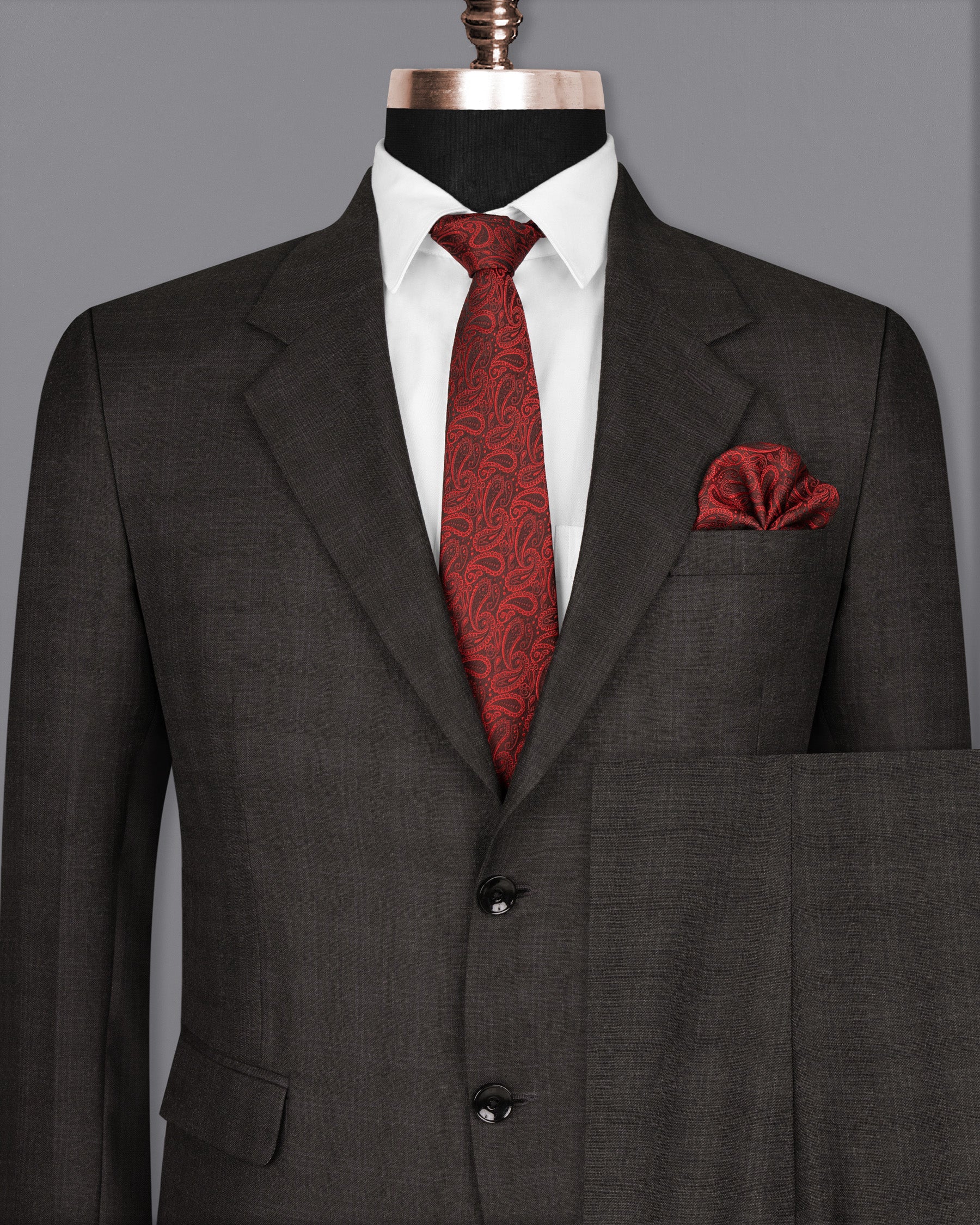 Maine Grey Woolrich Subtle Plaid Suit ST1557-SB-36, ST1557-SB-38, ST1557-SB-40, ST1557-SB-42, ST1557-SB-44, ST1557-SB-46, ST1557-SB-48, ST1557-SB-50, ST1557-SB-52, ST1557-SB-54, ST1557-SB-56, ST1557-SB-58, ST1557-SB-60