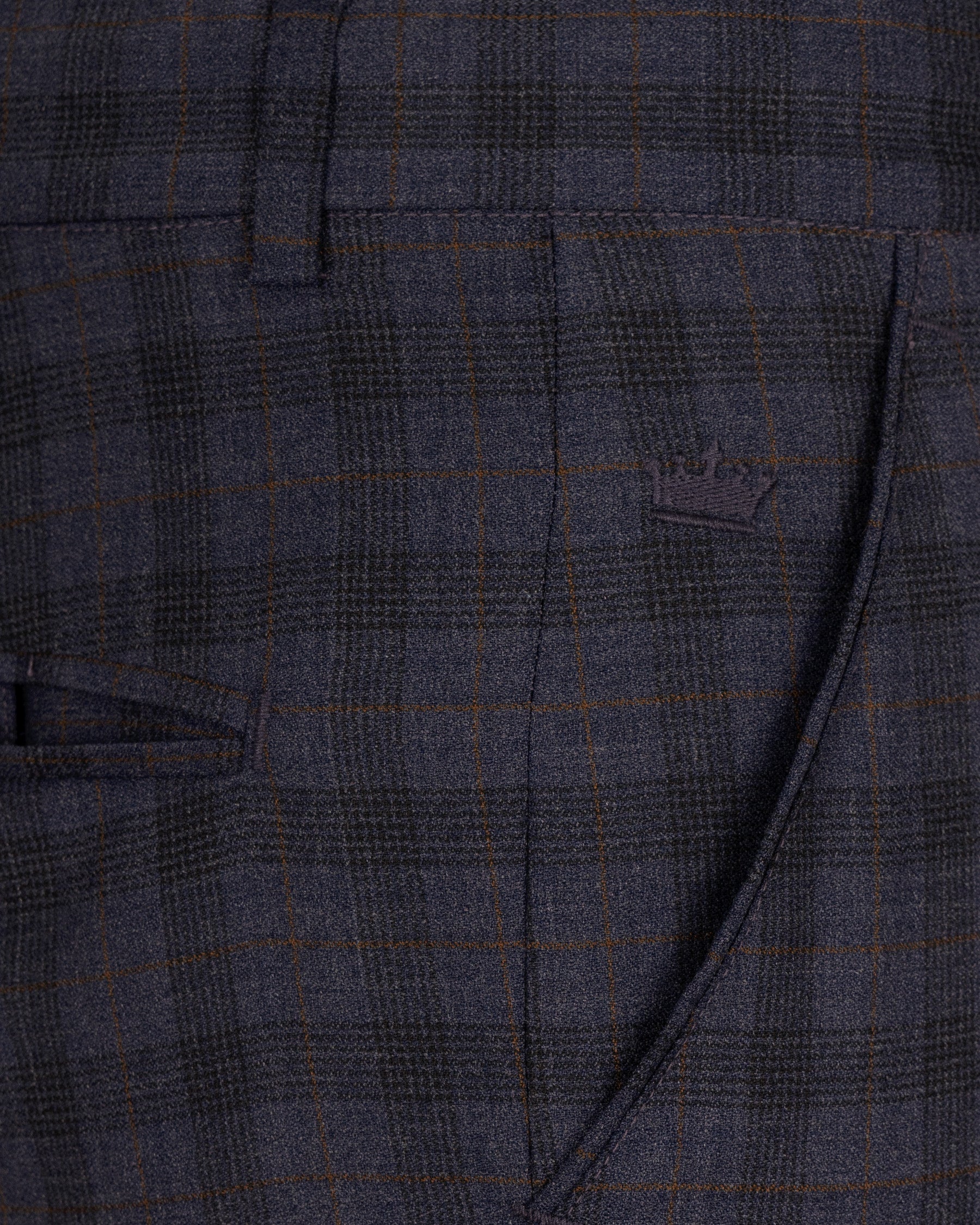 Navy Blue Plaid Wool Rich Suit ST1563-SB-36, ST1563-SB-38, ST1563-SB-40, ST1563-SB-42, ST1563-SB-44, ST1563-SB-46, ST1563-SB-48, ST1563-SB-50, ST1563-SB-52, ST1563-SB-54, ST1563-SB-56, ST1563-SB-58, ST1563-SB-60