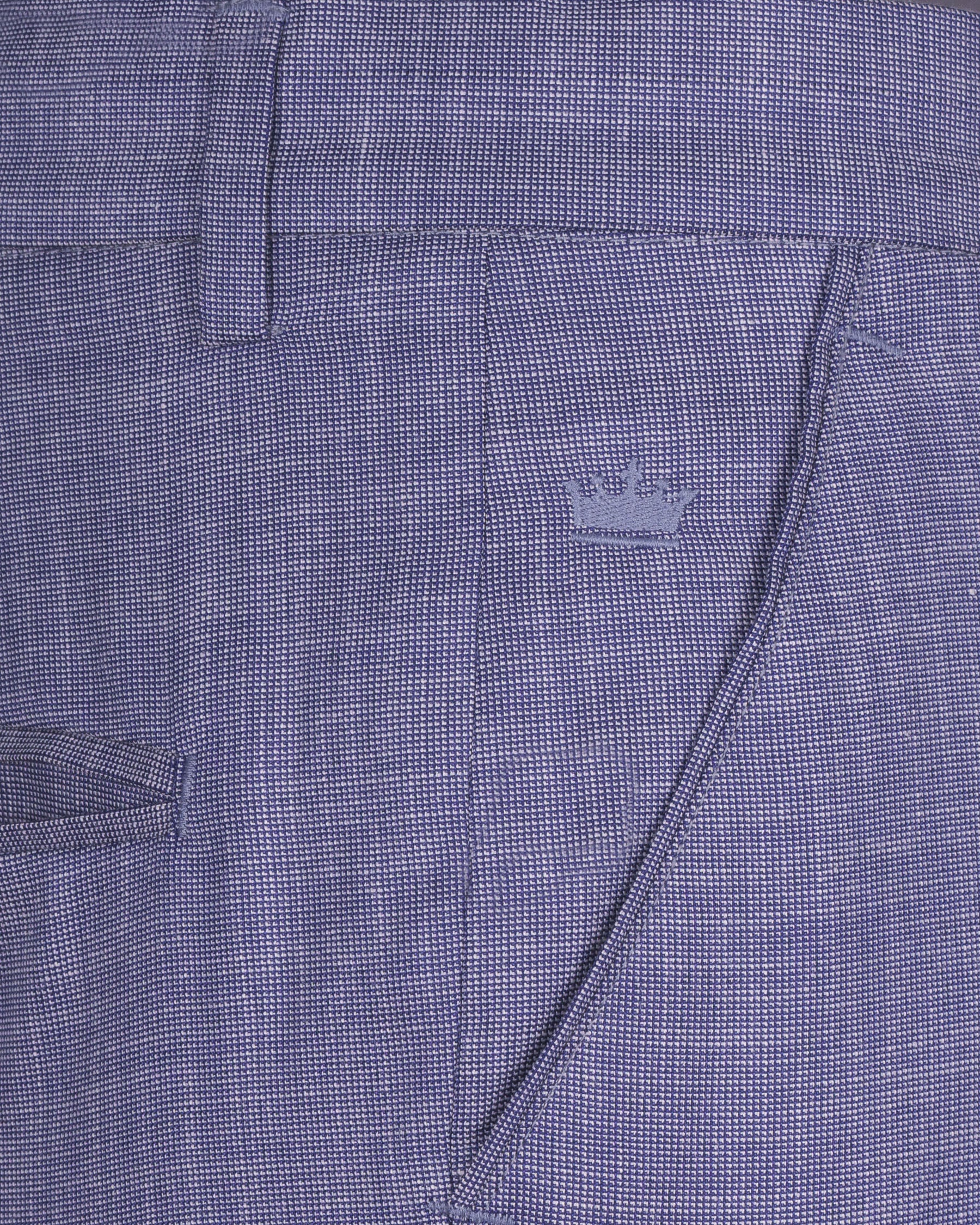 Dolphin Blue Cross Buttoned Bandhgala Luxurious Linen Suit ST1566-CBG2-36, ST1566-CBG2-38, ST1566-CBG2-40, ST1566-CBG2-42, ST1566-CBG2-44, ST1566-CBG2-46, ST1566-CBG2-48, ST1566-CBG2-50, ST1566-CBG2-52, ST1566-CBG2-54, ST1566-CBG2-56, ST1566-CBG2-58, ST1566-CBG2-60