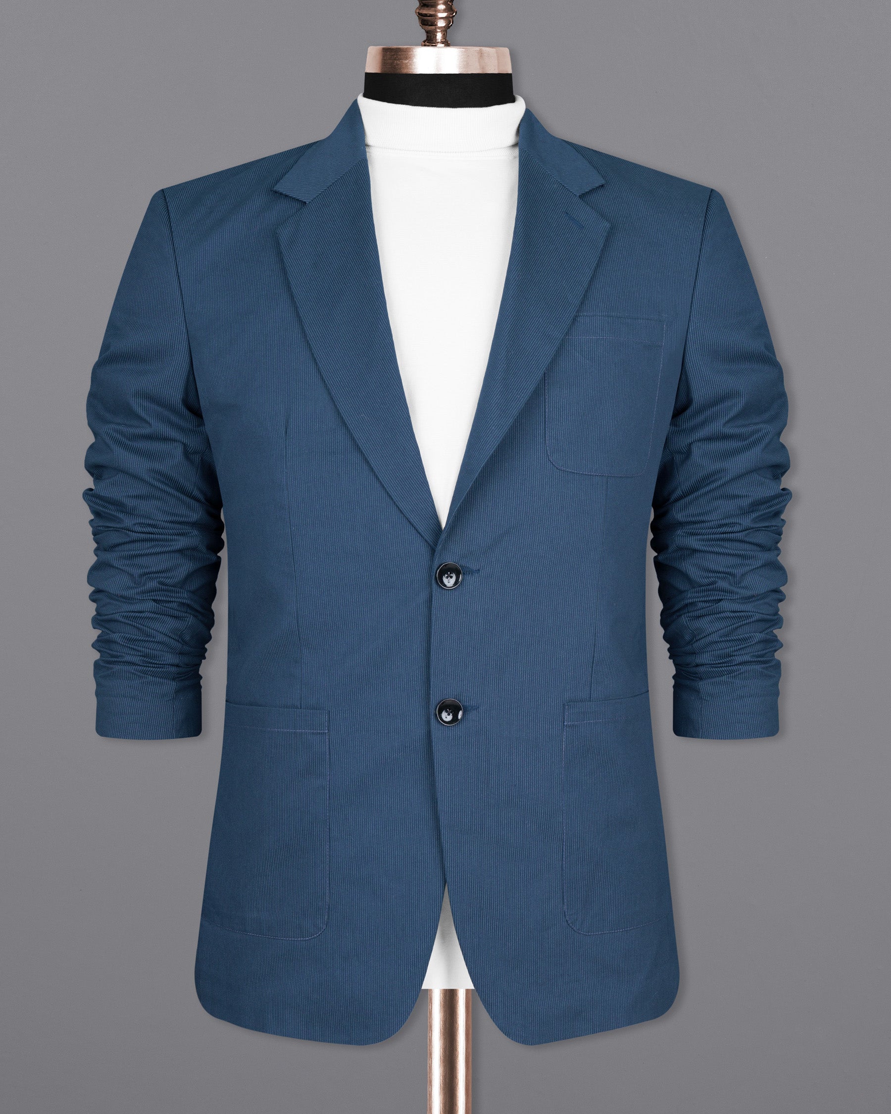 San Juan Blue Subtle Striped Premium Cotton Sports Suit ST1569-SB-PP-36, ST1569-SB-PP-38, ST1569-SB-PP-40, ST1569-SB-PP-42, ST1569-SB-PP-44, ST1569-SB-PP-46, ST1569-SB-PP-48, ST1569-SB-PP-50, ST1569-SB-PP-52, ST1569-SB-PP-54, ST1569-SB-PP-56, ST1569-SB-PP-58, ST1569-SB-PP-60