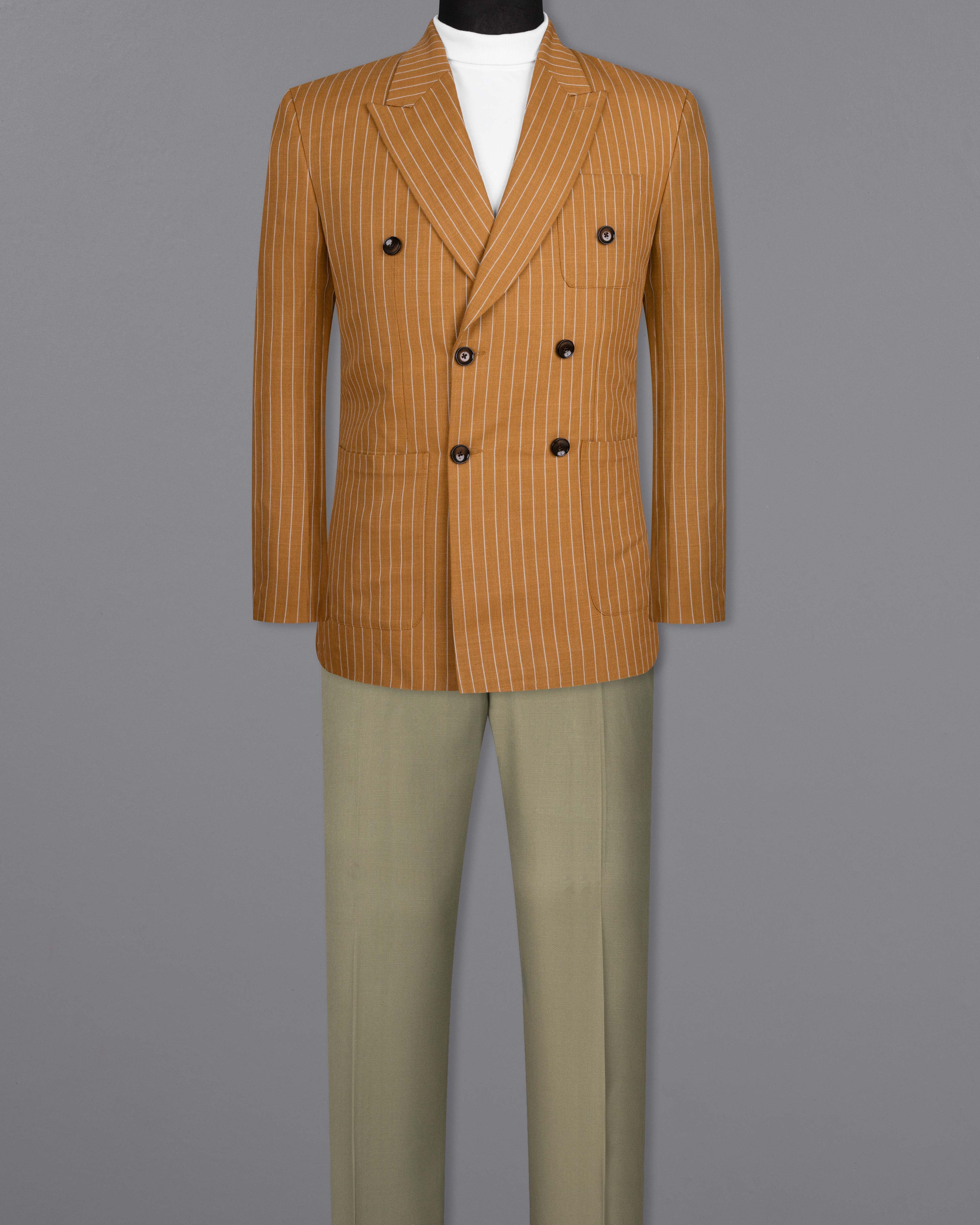 Rust Striped Double-Breasted Wool Rich Suit ST1582-DB-PP-36, ST1582-DB-PP-38, ST1582-DB-PP-40, ST1582-DB-PP-42, ST1582-DB-PP-44, ST1582-DB-PP-46, ST1582-DB-PP-48, ST1582-DB-PP-50, ST1582-DB-PP-52, ST1582-DB-PP-54, ST1582-DB-PP-56, ST1582-DB-PP-58, ST1582-DB-PP-60