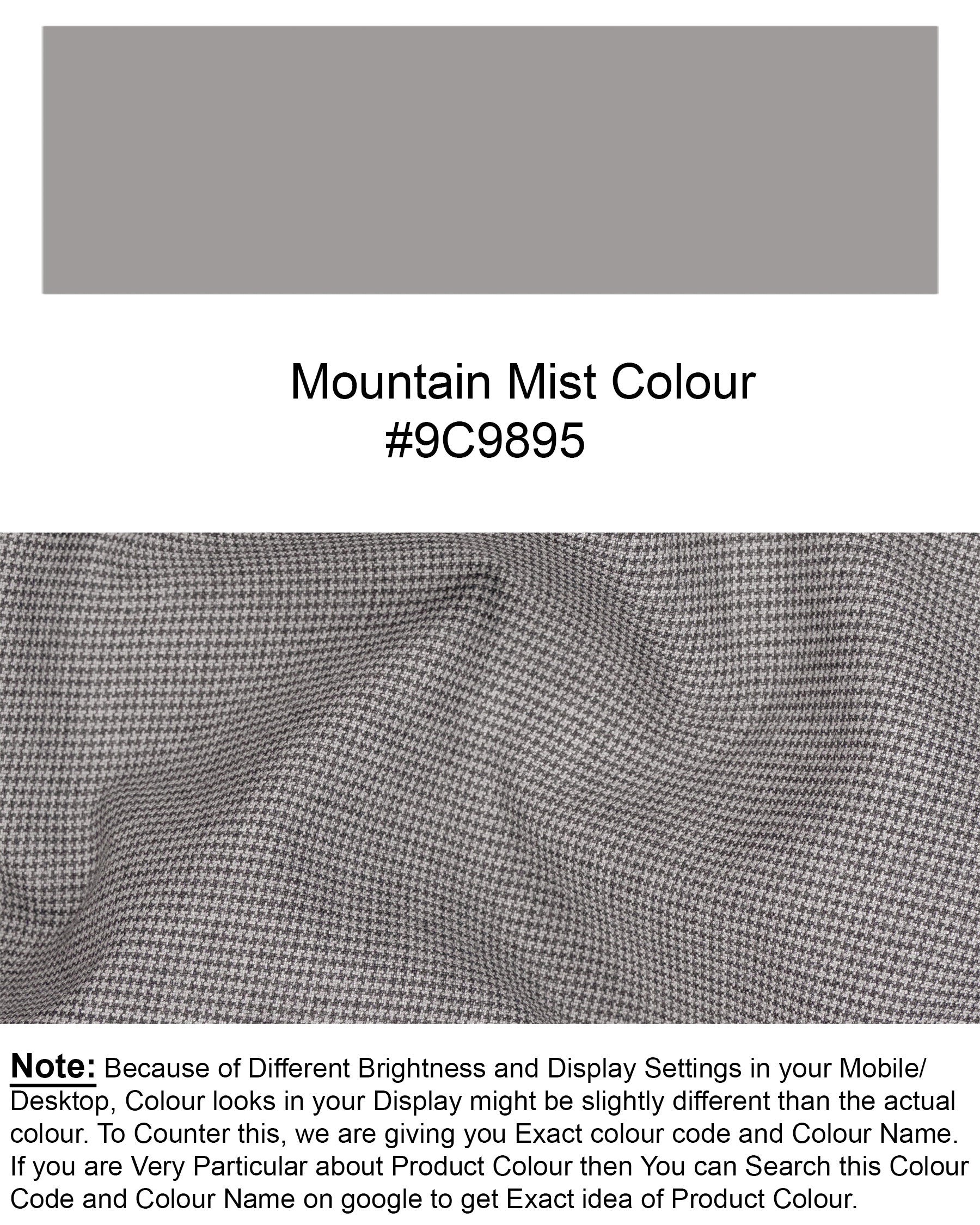 Mountain Mist Gray Houndstooth Wool Rich Double Breasted Suit ST1589-DB-36, ST1589-DB-38, ST1589-DB-40, ST1589-DB-42, ST1589-DB-44, ST1589-DB-46, ST1589-DB-48, ST1589-DB-50, ST1589-DB-52, ST1589-DB-54, ST1589-DB-56, ST1589-DB-58, ST1589-DB-60