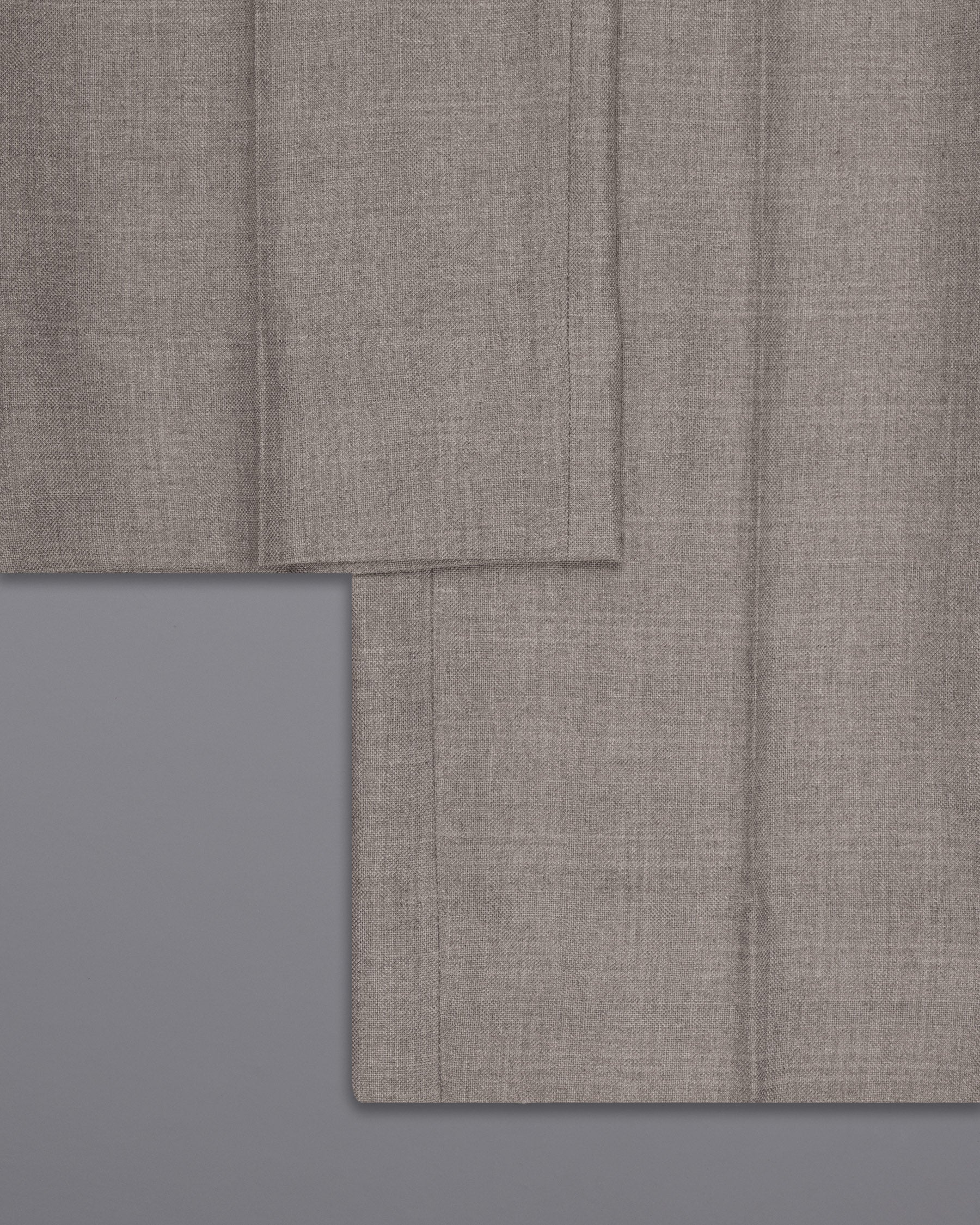 Venus Gray Subtle Plaid Cross Buttoned Wool Rich Bandhgala Suit ST1595-CBG2-36, ST1595-CBG2-38, ST1595-CBG2-40, ST1595-CBG2-42, ST1595-CBG2-44, ST1595-CBG2-46, ST1595-CBG2-48, ST1595-CBG2-50, ST1595-CBG2-52, ST1595-CBG2-54, ST1595-CBG2-56, ST1595-CBG2-58, ST1595-CBG2-60