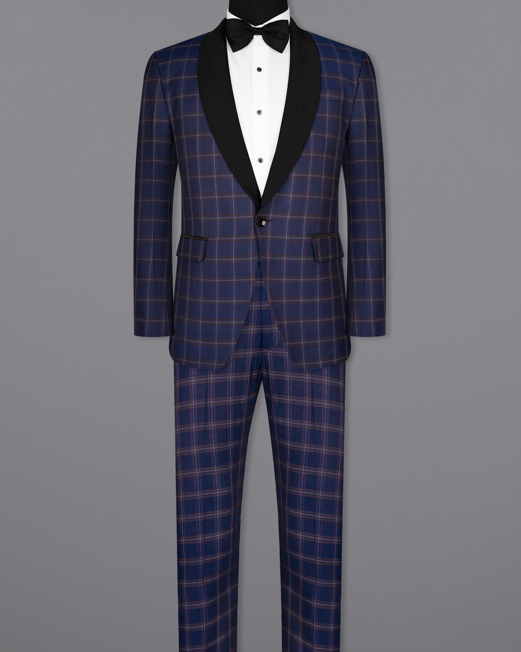 Rhino Blue Windowpane Woolrich Tuxedo Suit ST1599-BKL-36, ST1599-BKL-38, ST1599-BKL-40, ST1599-BKL-42, ST1599-BKL-44, ST1599-BKL-46, ST1599-BKL-48, ST1599-BKL-50, ST1599-BKL-52, ST1599-BKL-54, ST1599-BKL-56, ST1599-BKL-58, ST1599-BKL-60