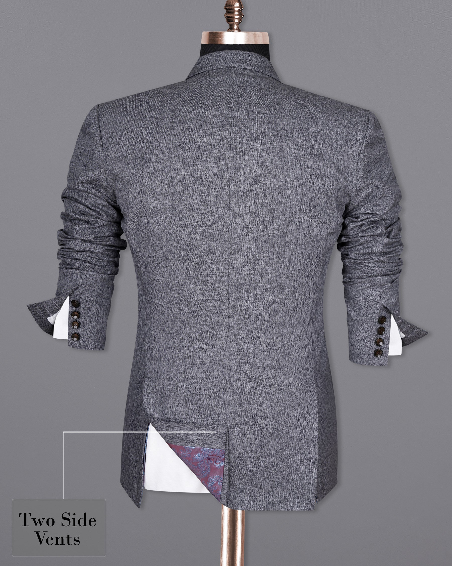 Oslo Gray Double Breasted Premium Cotton Sports Suit ST1601-DB-PP-36, ST1601-DB-PP-38, ST1601-DB-PP-40, ST1601-DB-PP-42, ST1601-DB-PP-44, ST1601-DB-PP-46, ST1601-DB-PP-48, ST1601-DB-PP-50, ST1601-DB-PP-52, ST1601-DB-PP-54, ST1601-DB-PP-56, ST1601-DB-PP-58, ST1601-DB-PP-60