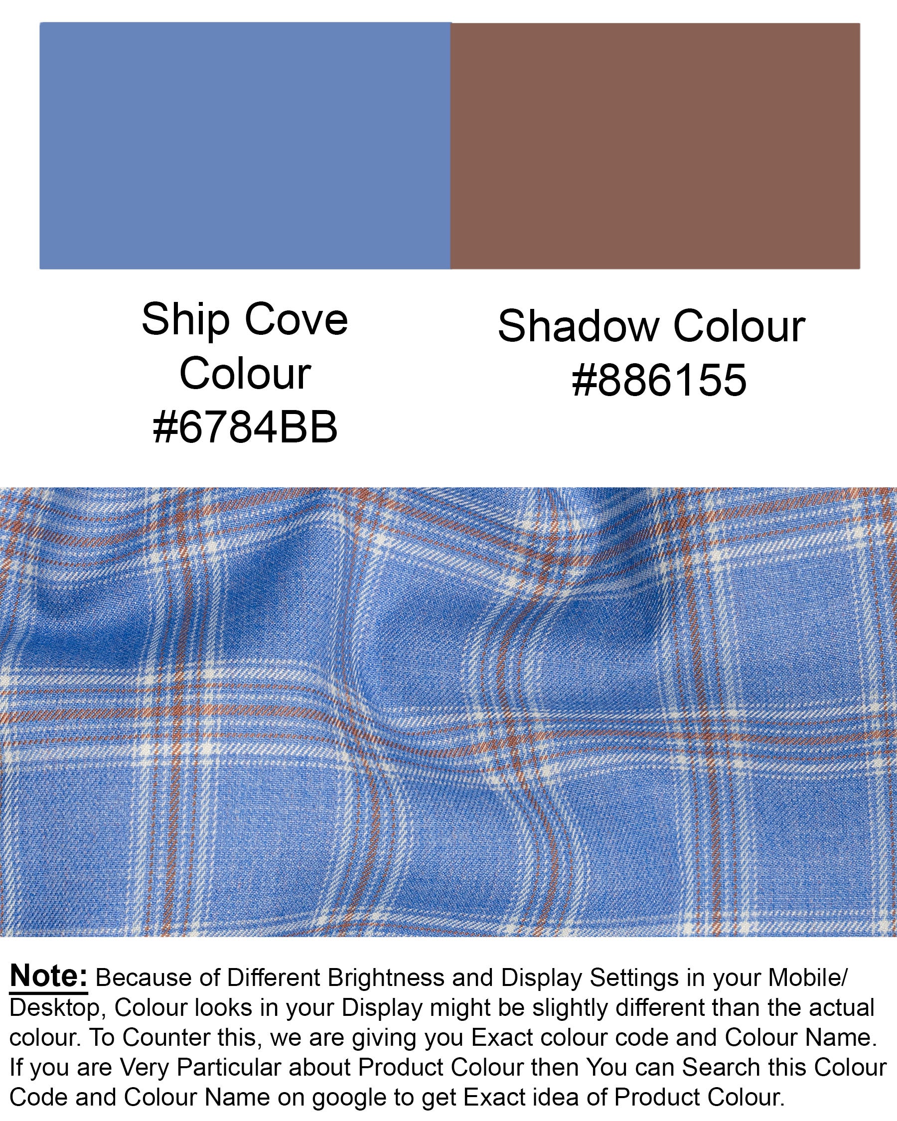 Ship Cove Blue Super fine Windowpane Wool Rich Suit ST1609-SBP-36, ST1609-SBP-38, ST1609-SBP-40, ST1609-SBP-42, ST1609-SBP-44, ST1609-SBP-46, ST1609-SBP-48, ST1609-SBP-50, ST1609-SBP-52, ST1609-SBP-54, ST1609-SBP-56, ST1609-SBP-58, ST1609-SBP-60